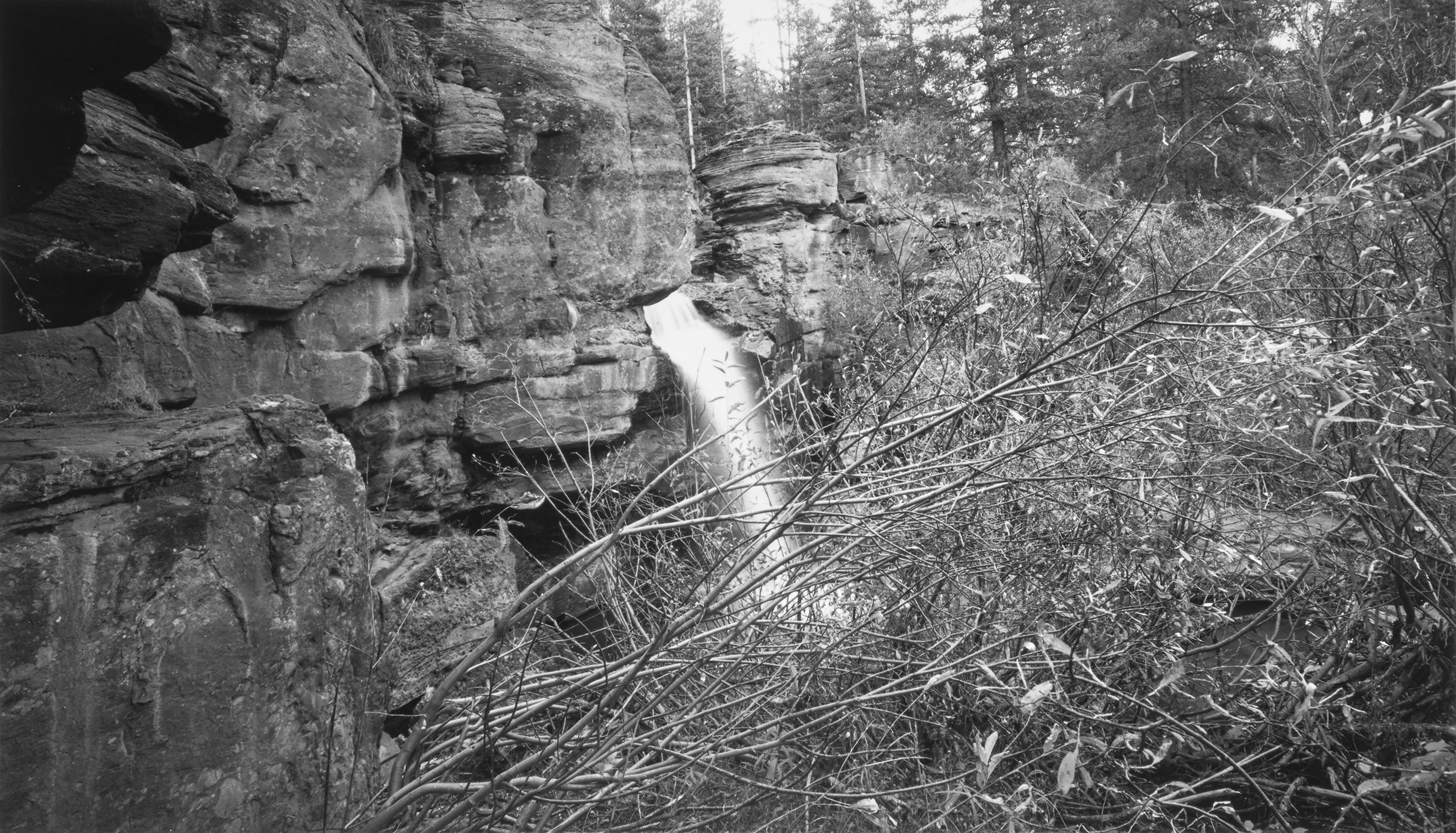 Mark Klett for the Rephotographic Survey Project, 1977. Red Rock Falls, Colo.