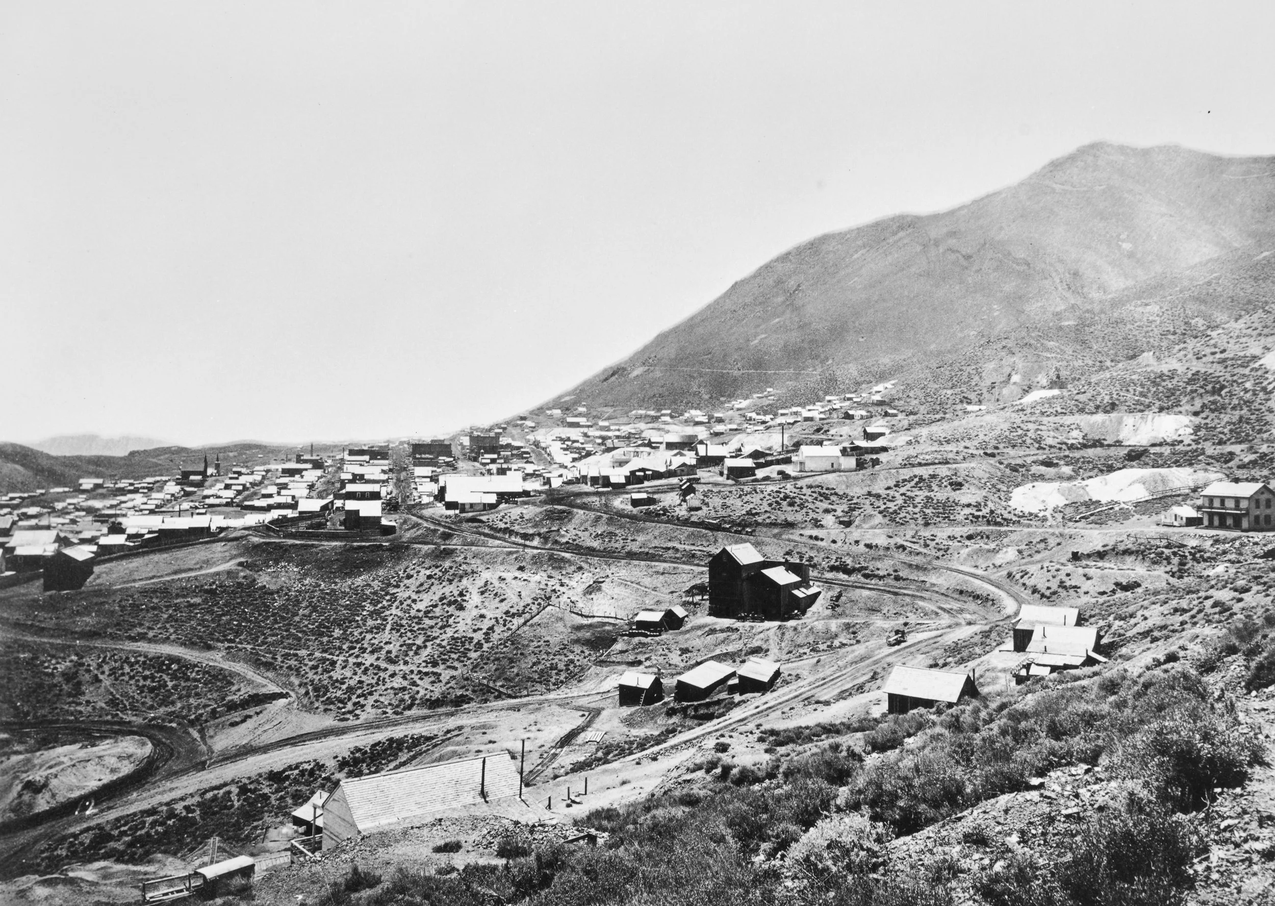 Timothy O'Sullivan, 1867. Virginia City, Nev. (United States Geological Survey.)