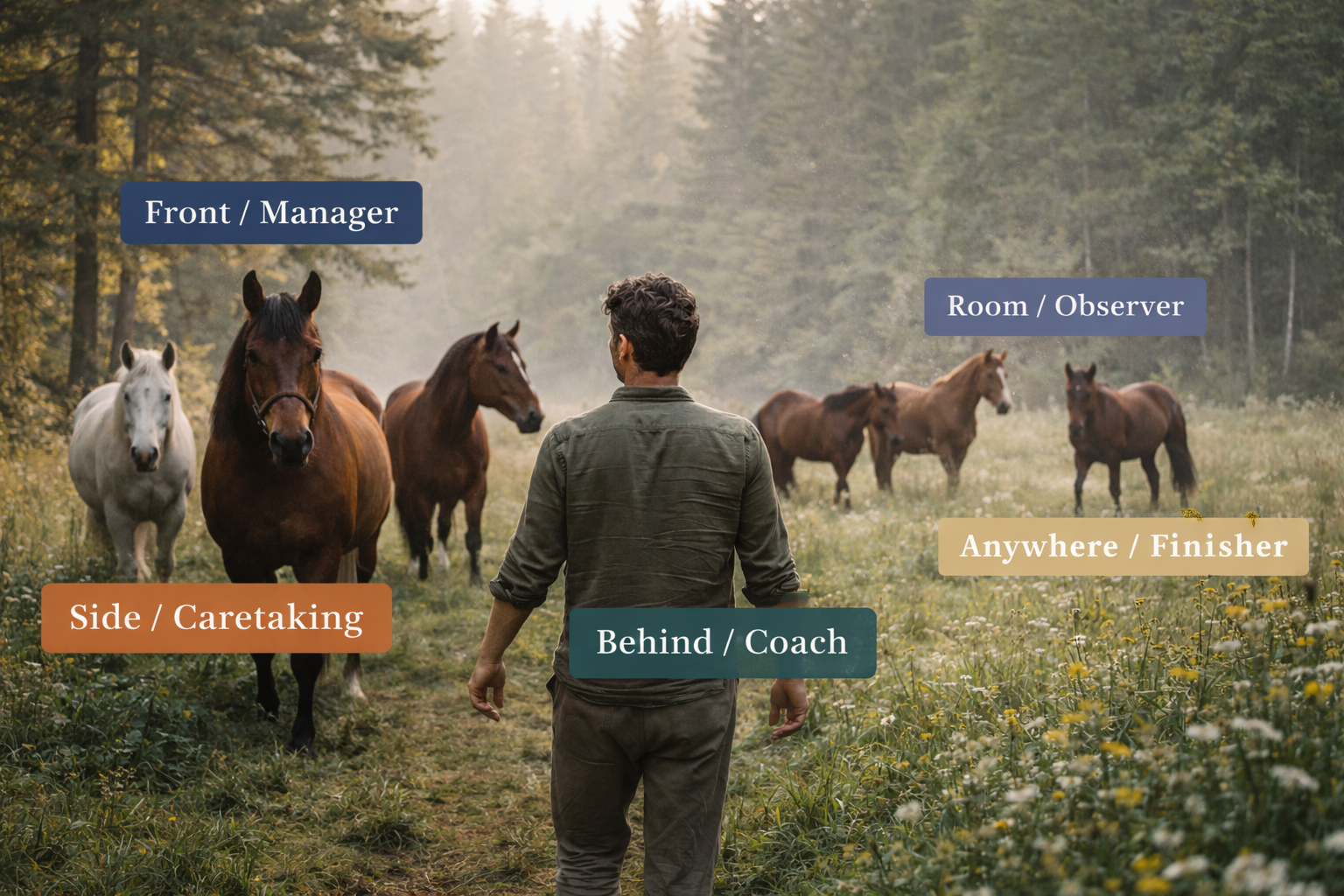 Leadership Ecology Course - Creates Outer Foundation. This is not training.
It is a temporary operating environment.