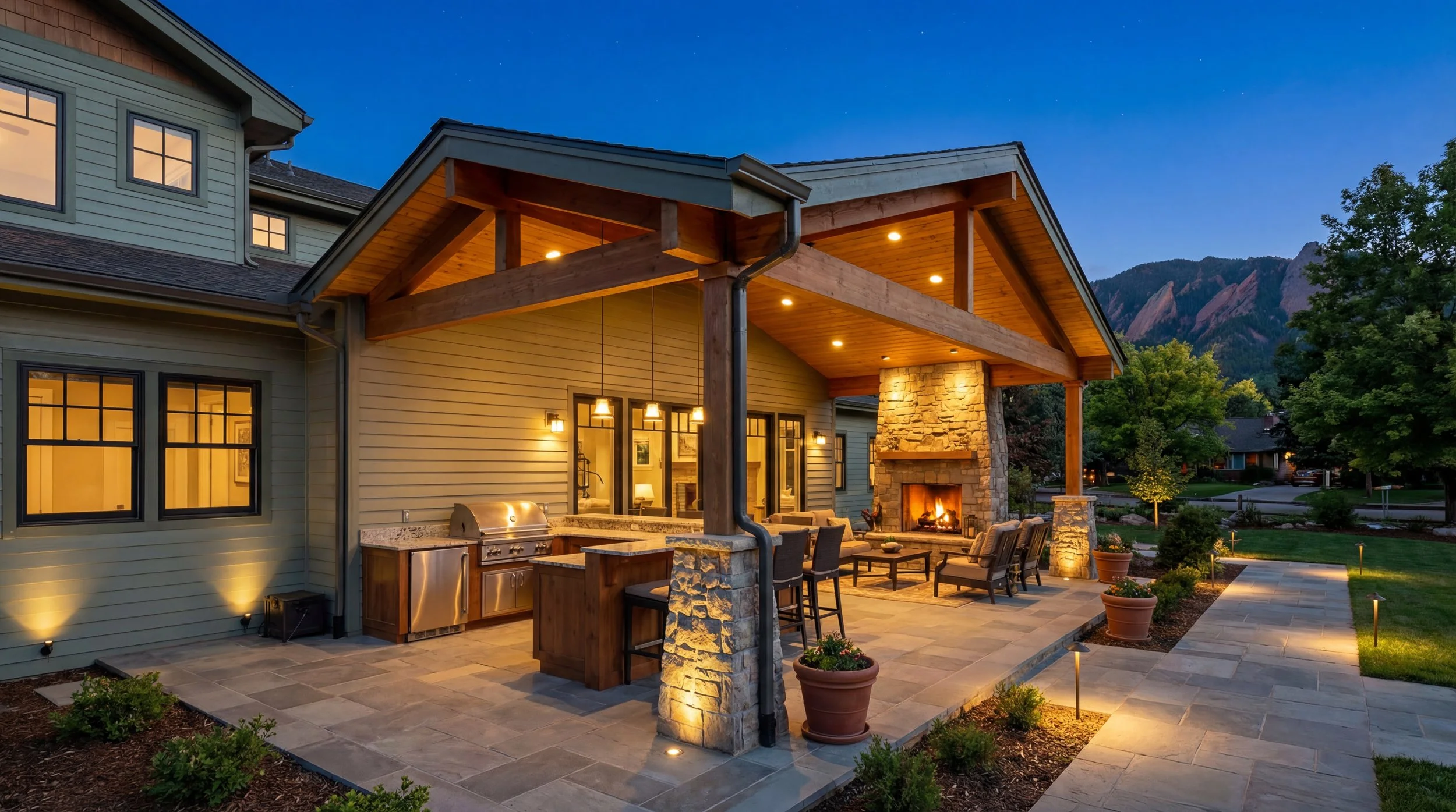 Amber Creek outdoor Kitchen