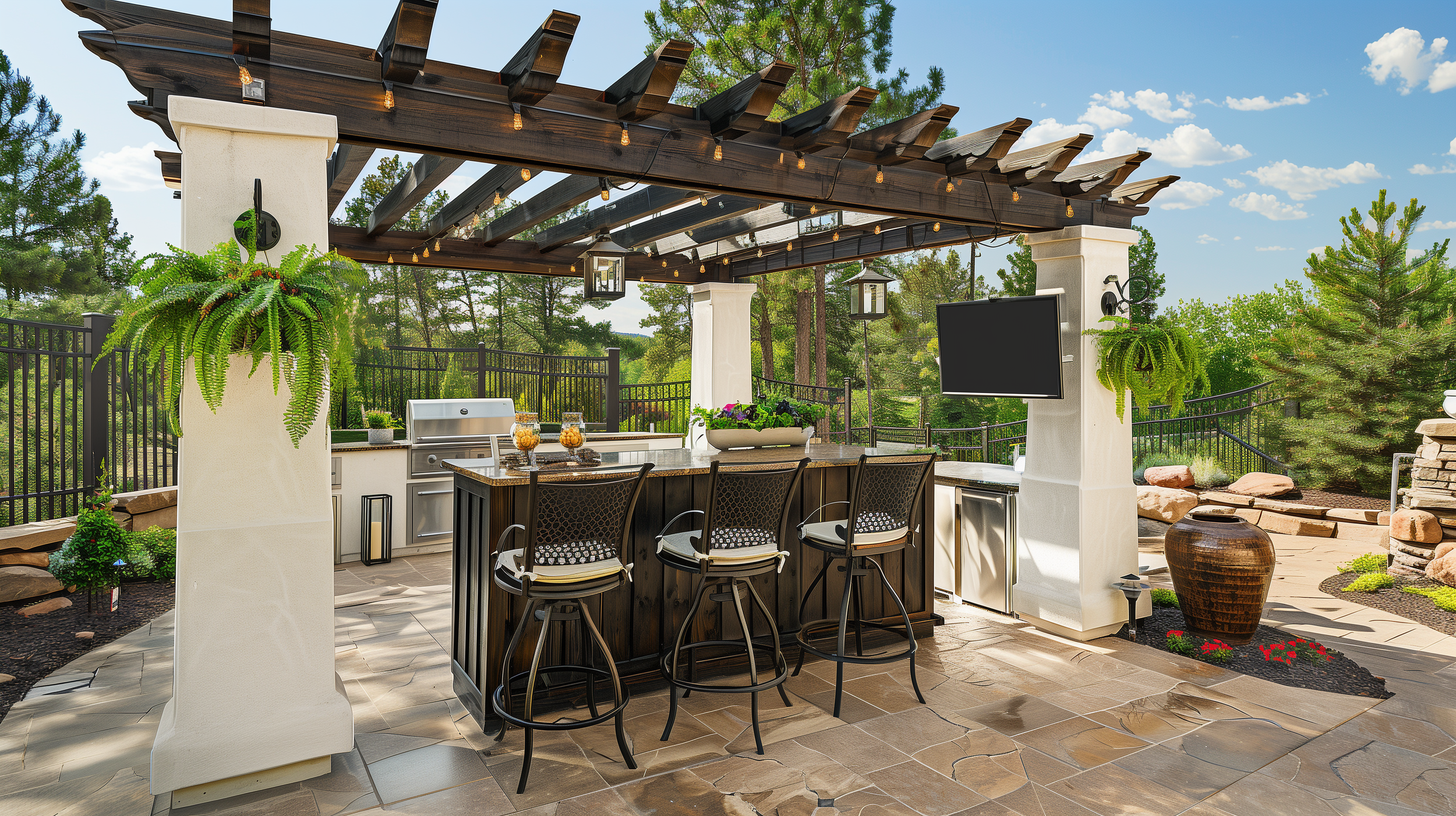 Amber Creek outdoor Kitchen Erie Colorado. 