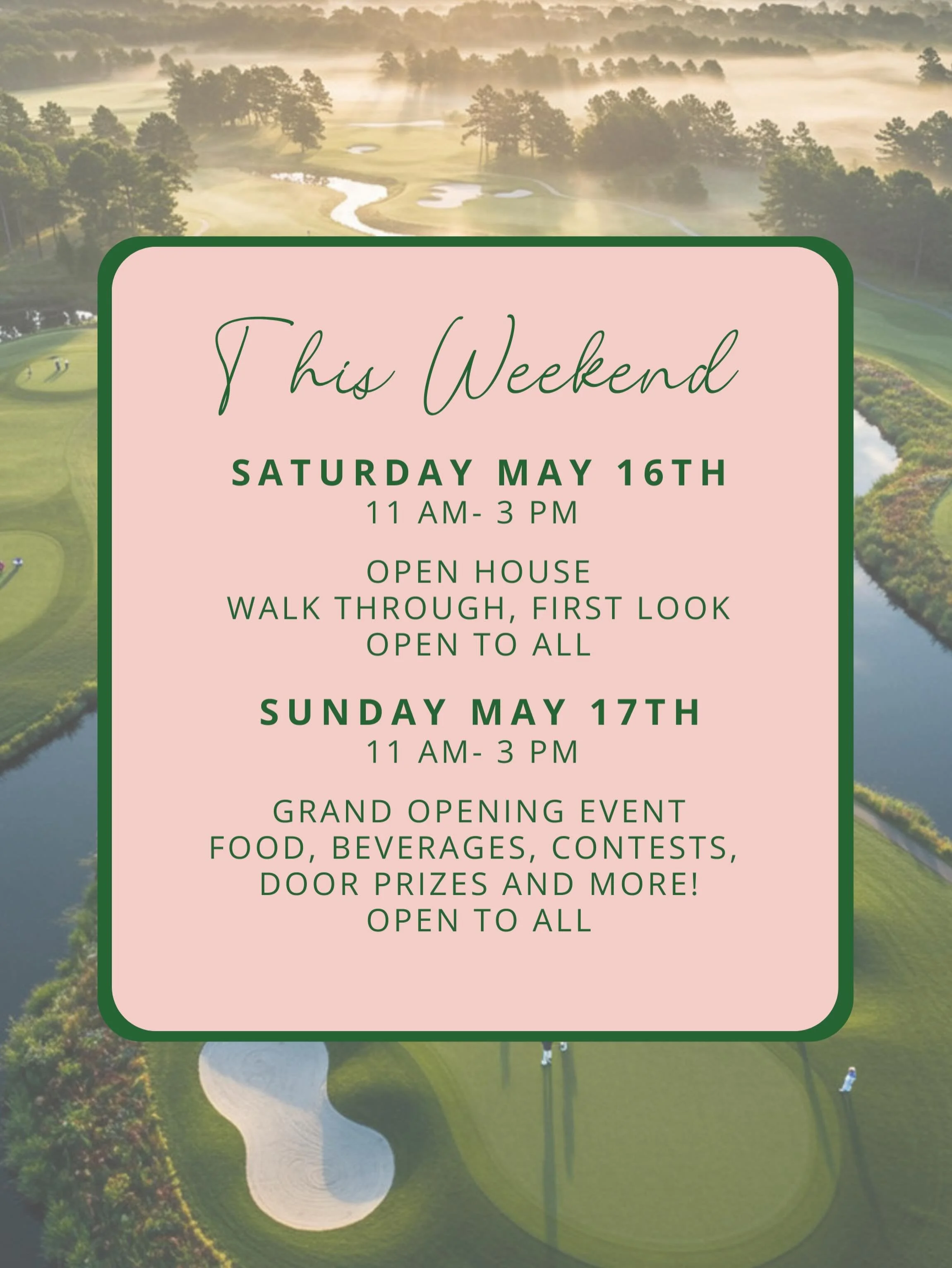 Itinerary for the weekend! Incase it wasn&rsquo;t clear, our event Sunday is FREE and Open to All! Come out with your families anytime between 11 AM- 3 PM to check out our Grand Opening. 
Full Operational Hours begin Tuesday May 19th.