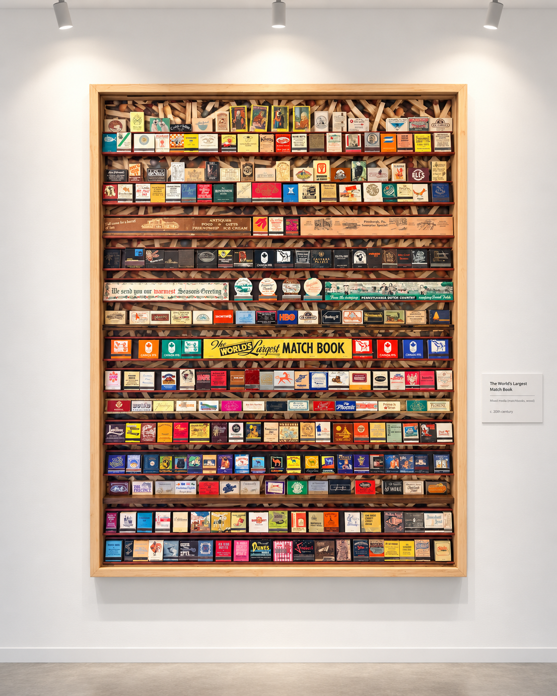 Matchbook Tiny Billboards with a Flame