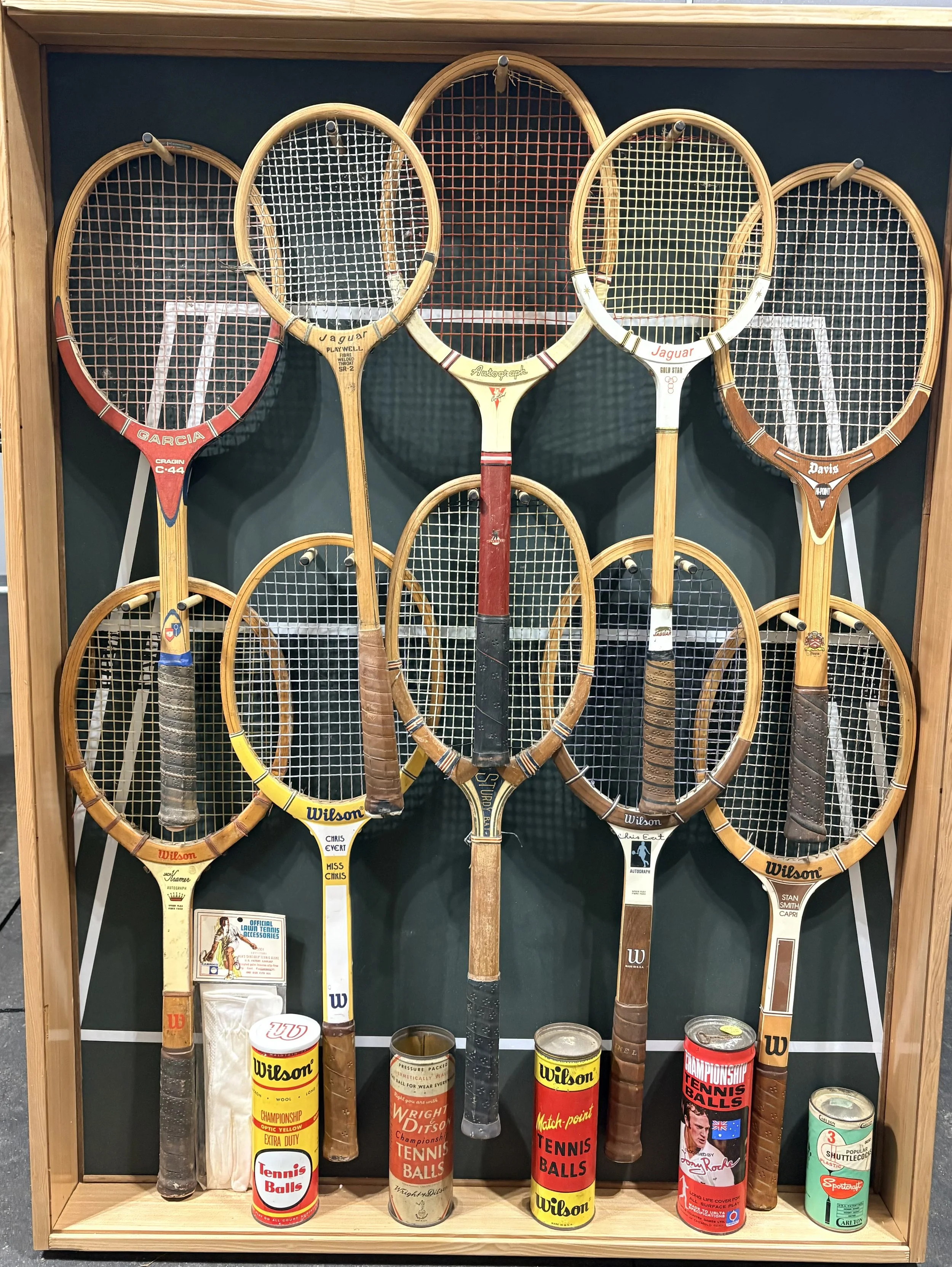 Antique Early Tennis Racquet Collection