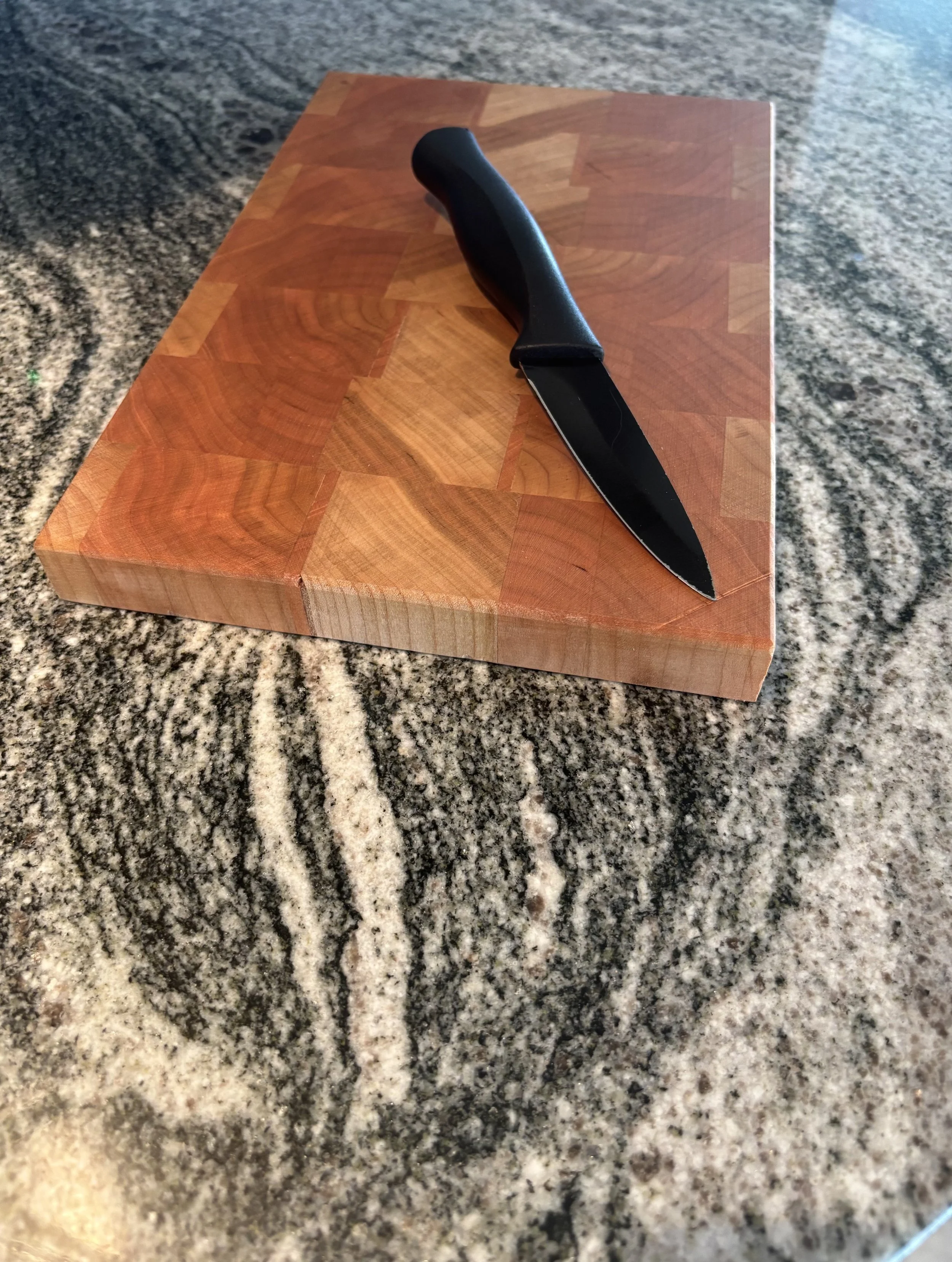 Handmade End Grain Cherry Cutting Board