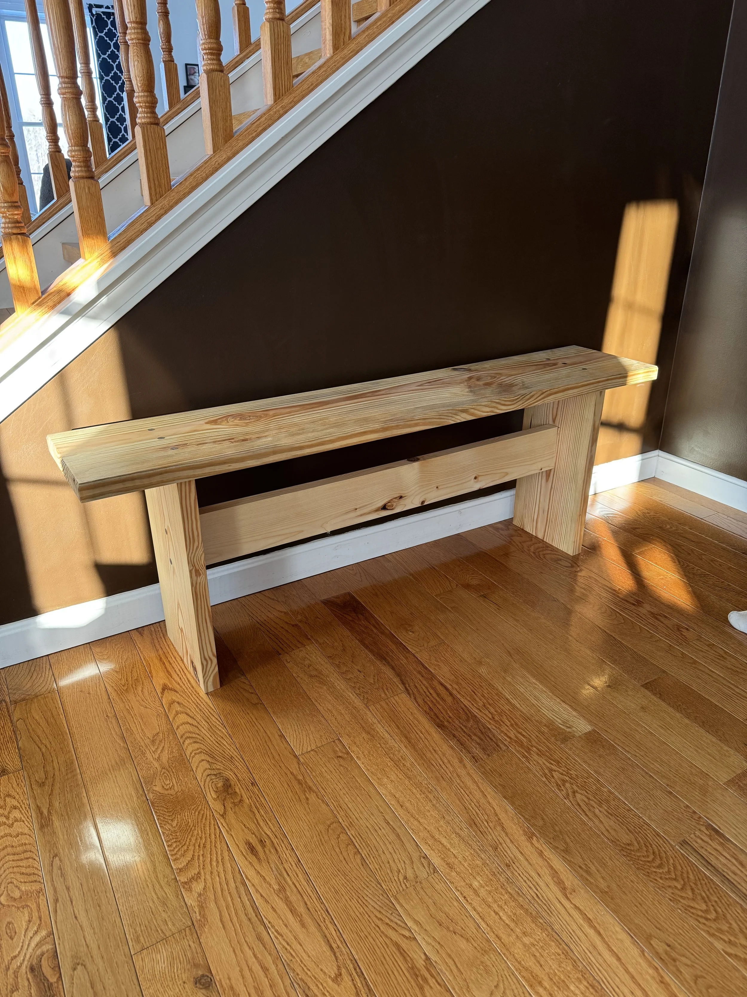 Solid Wood Bench