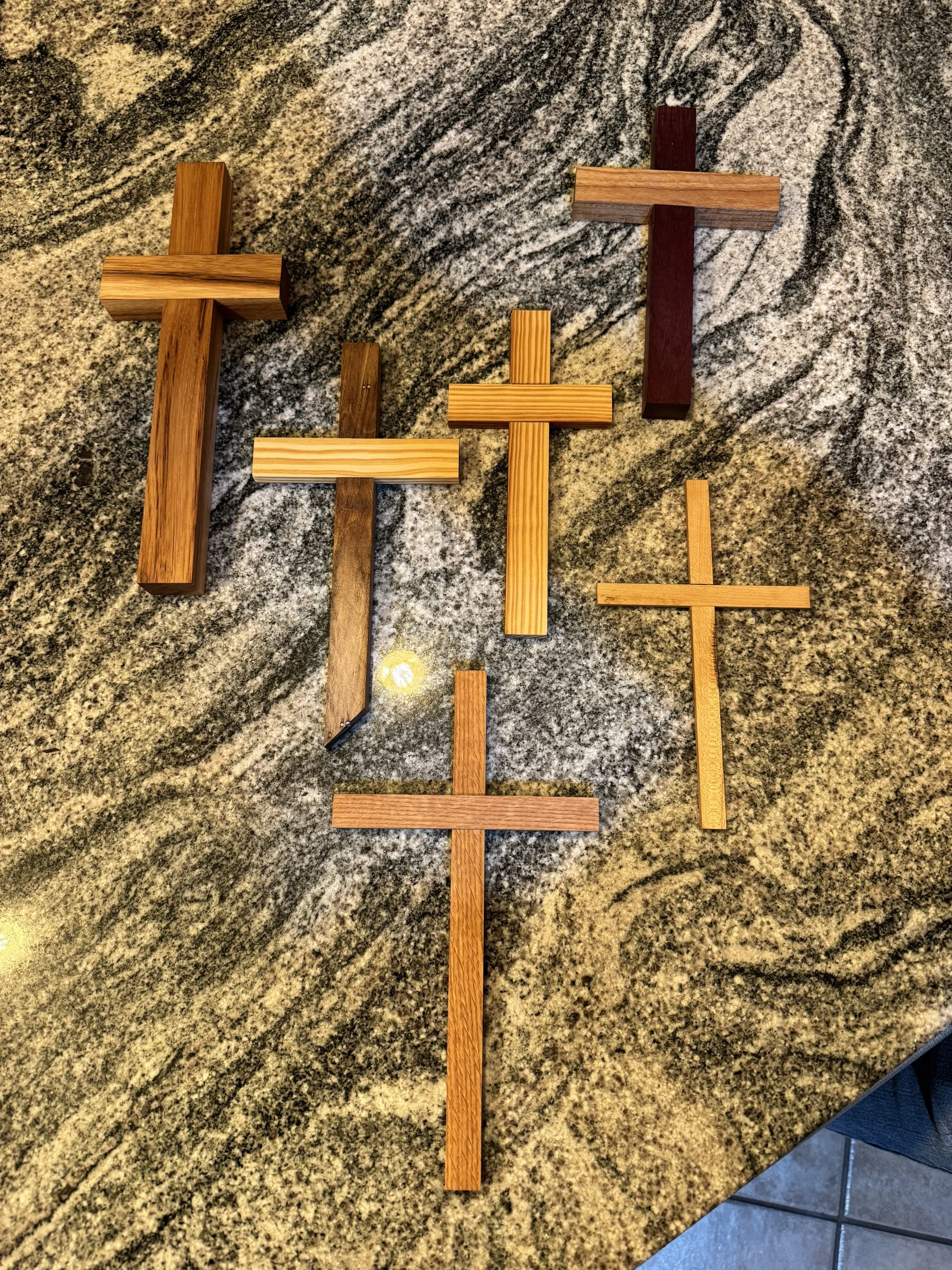 Handmade Solid Wood Cross
