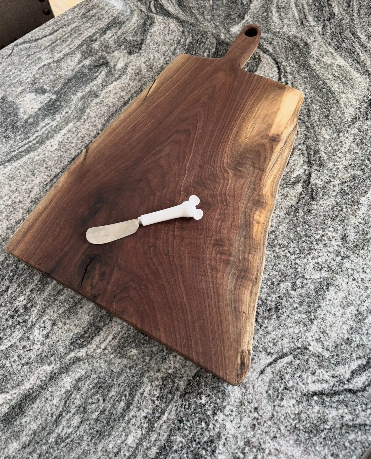 Solid Black Walnut Charcuterie Board