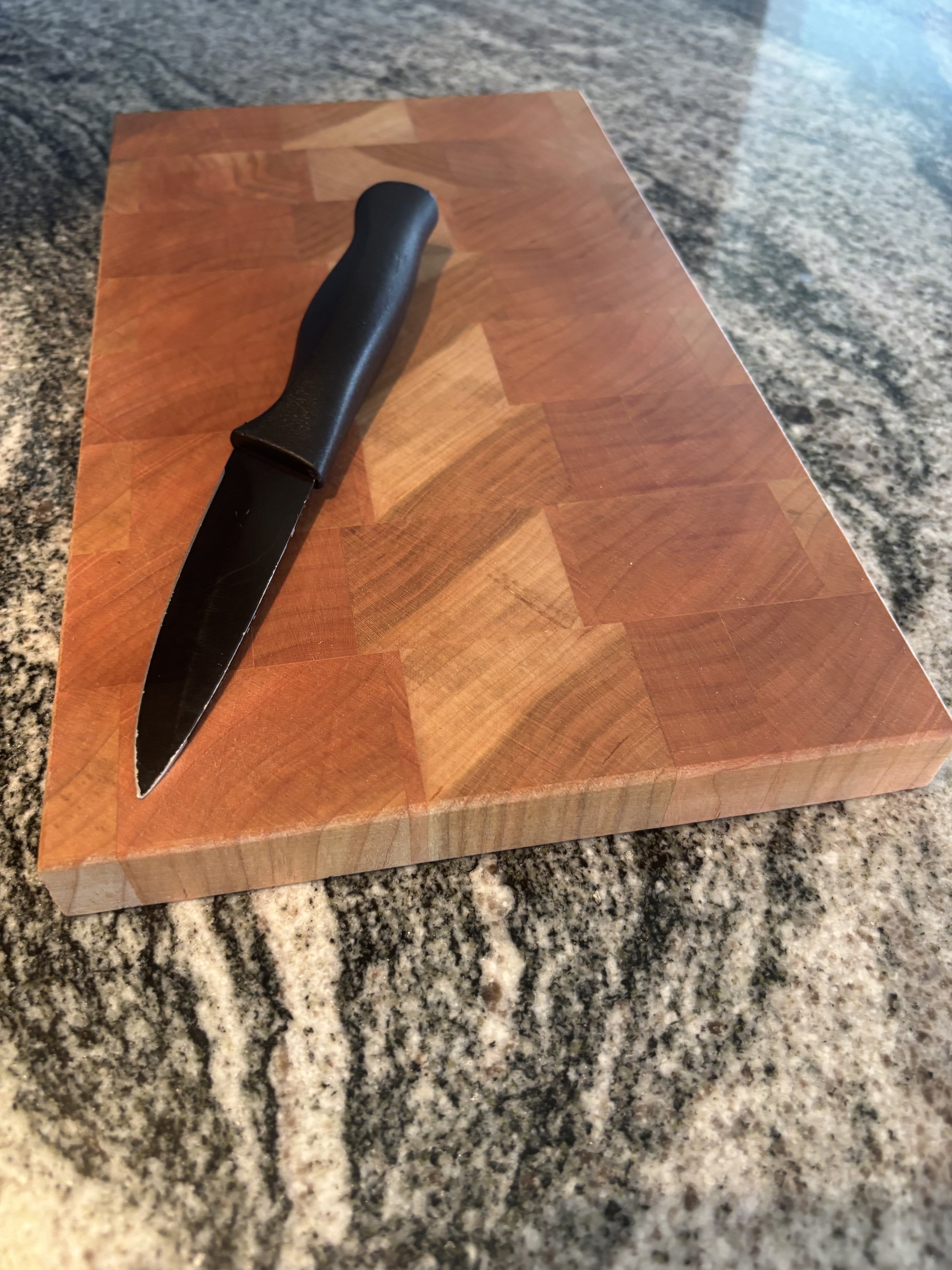 Handmade End Grain Cherry Cutting Board