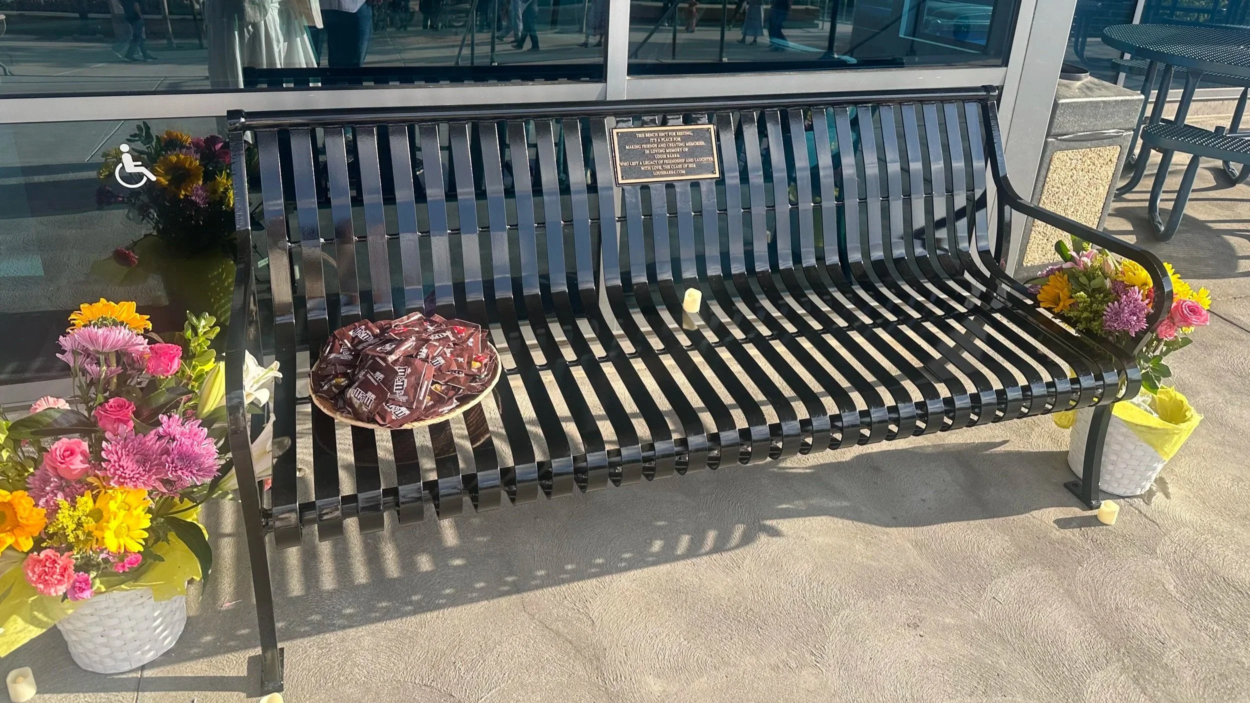 Louie Barba Memorial Bench & Tree Project at AOC