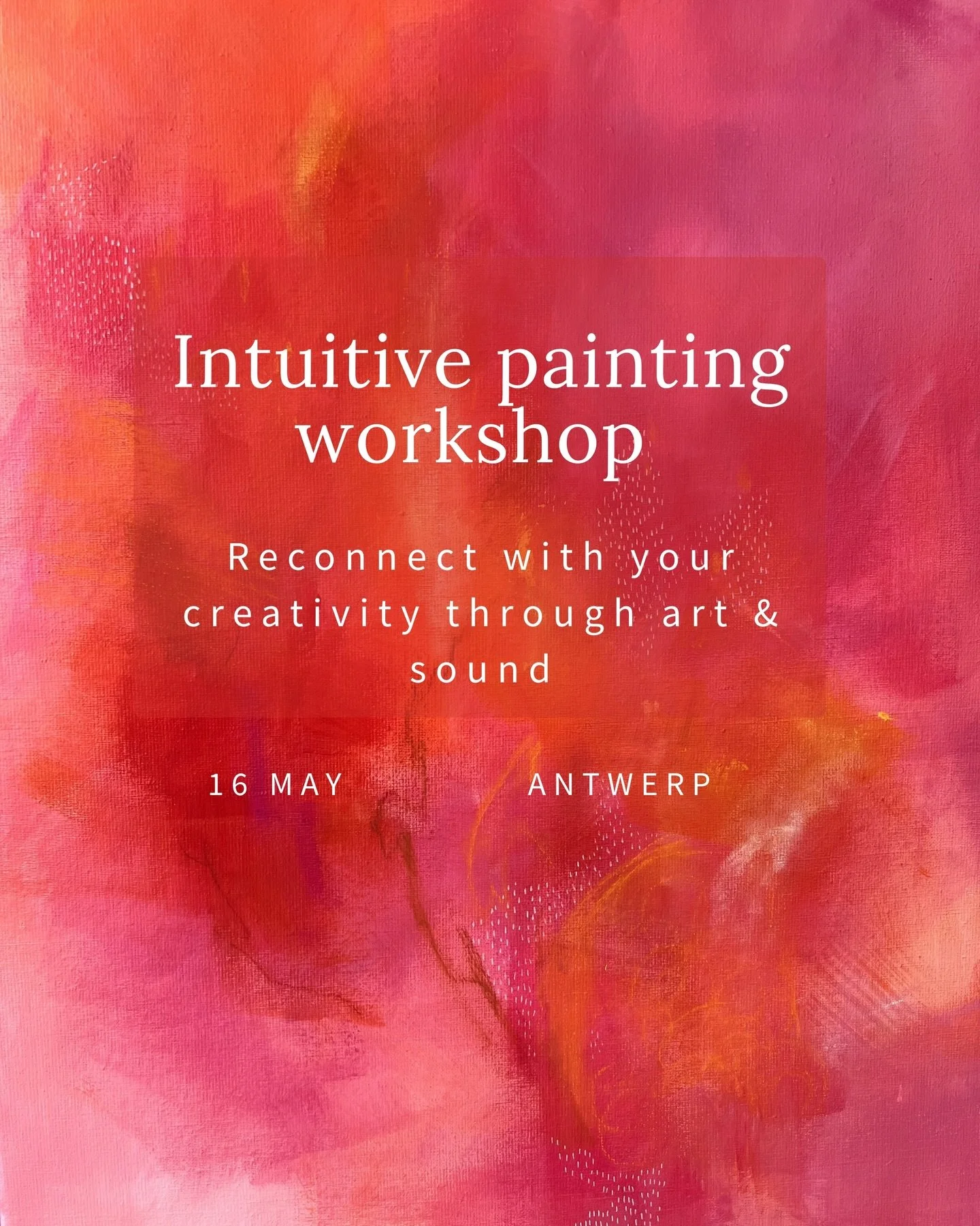 Feeling the need to slow down and reconnect with yourself?
.
Join me for a gentle and creative experience where art meets sound. (Workshop held in English)
.
We'll begin with a calming ritual (meditation &amp; Tibetan singing bowls) to help you enter
