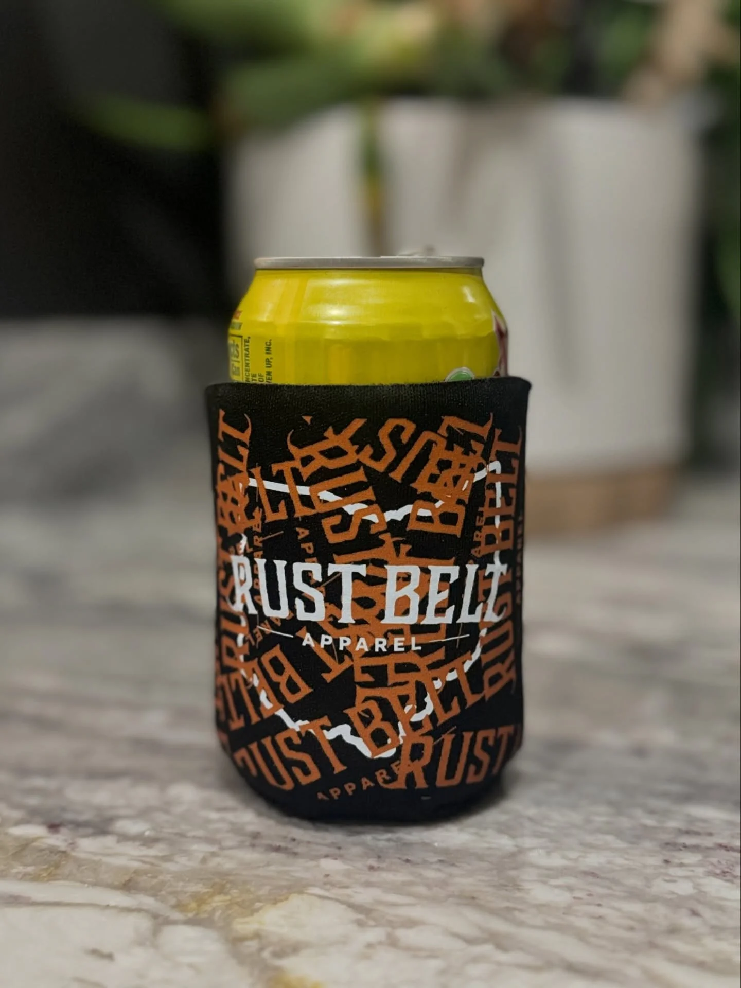 Printing koozies. Drinking @squirtsoda. The Beastie Boys don&rsquo;t party this hard. Filling some really cool orders this week. #rustbeltapparel #screenprinting #cincinnati