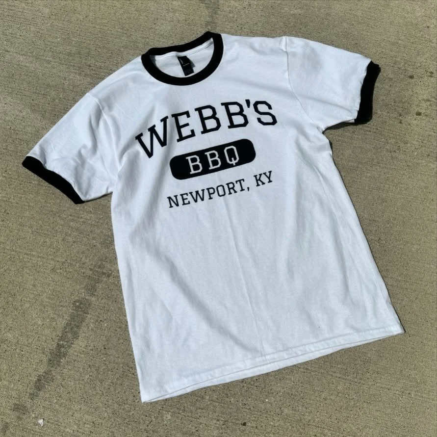 There&rsquo;s something so classic and cool about a simple ringer tee. After a week of nonstop high color count band tees, laying black ink on white cotton felt like a mini vacation. All that&rsquo;s missing now is a plate of Joe&rsquo;s awesome mac 