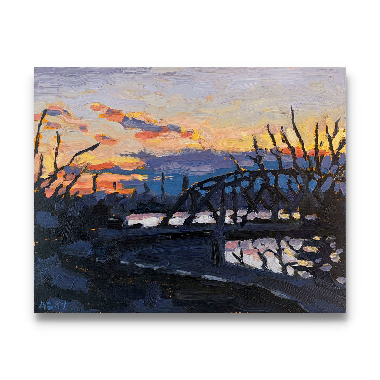 "Traffic Bridge" - $364 CAD (Click image to purchase)