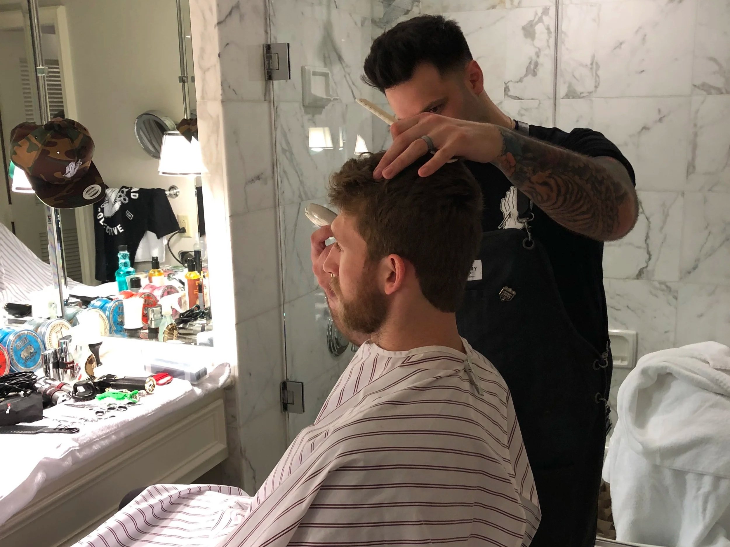 Alex Levine haircut