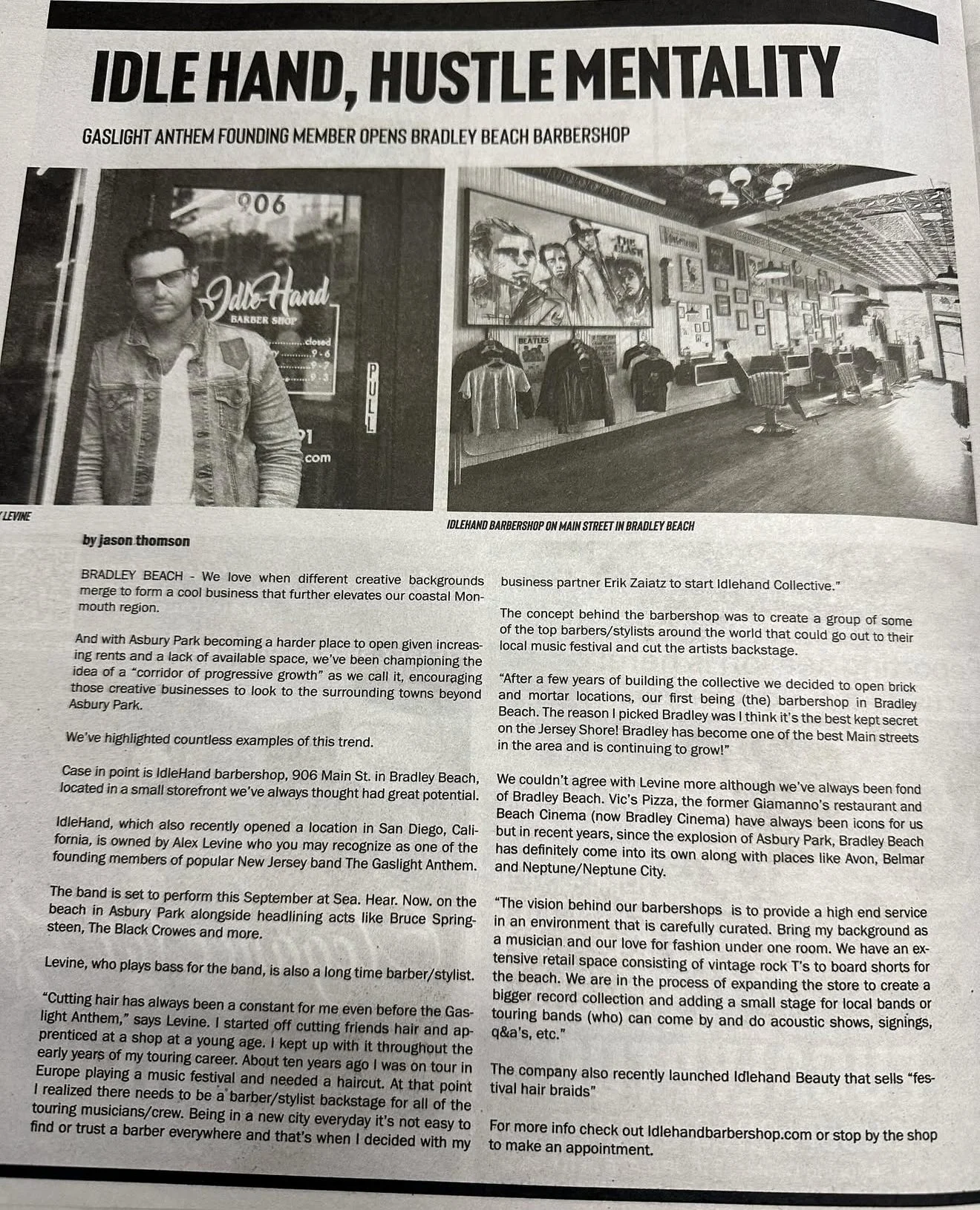 idle hand barbershop