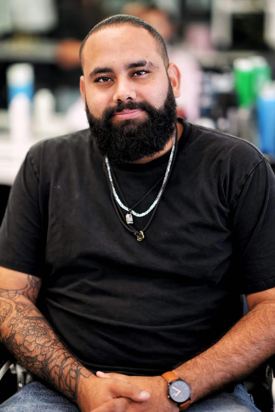 San Diego barber Esteban
