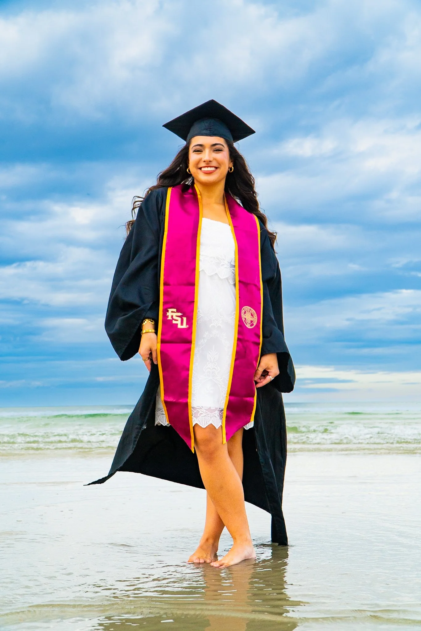 Cap & Gown by the Sea