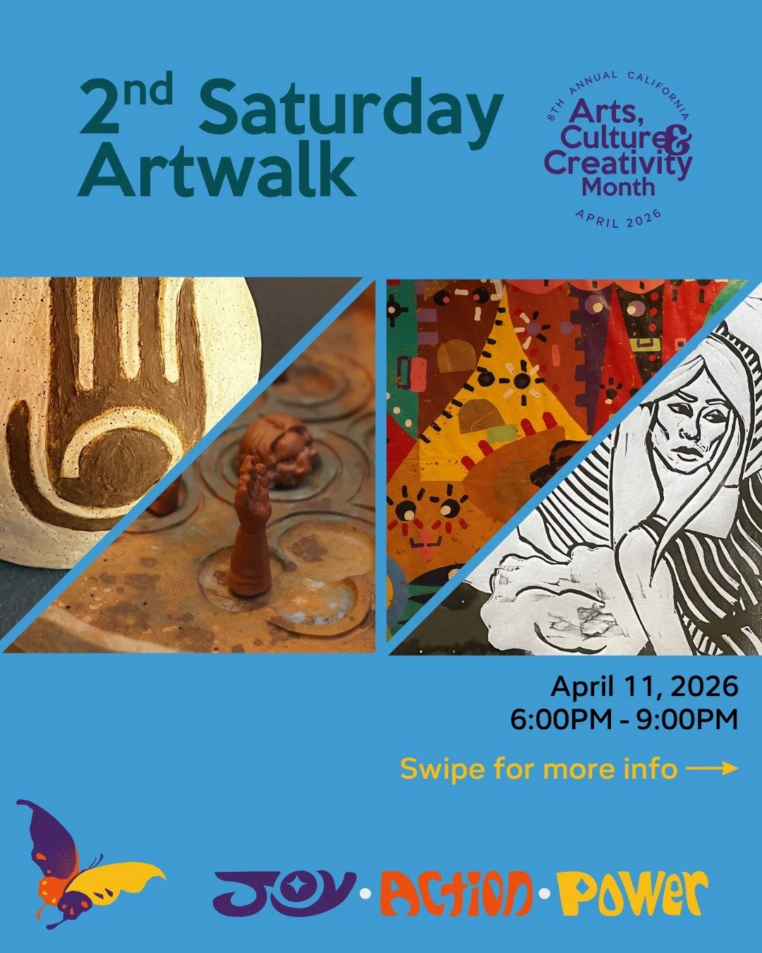 9/30 posts - Celebrating Arts, Culture, and Creativity here at the dA!

This upcoming 2nd Saturday, April 11th, from 6PM - 9PM the dA Center for Arts welcomes visitors to explore our cathARTic Exhibition!   

cathARTic: An art exhibition showcasing a