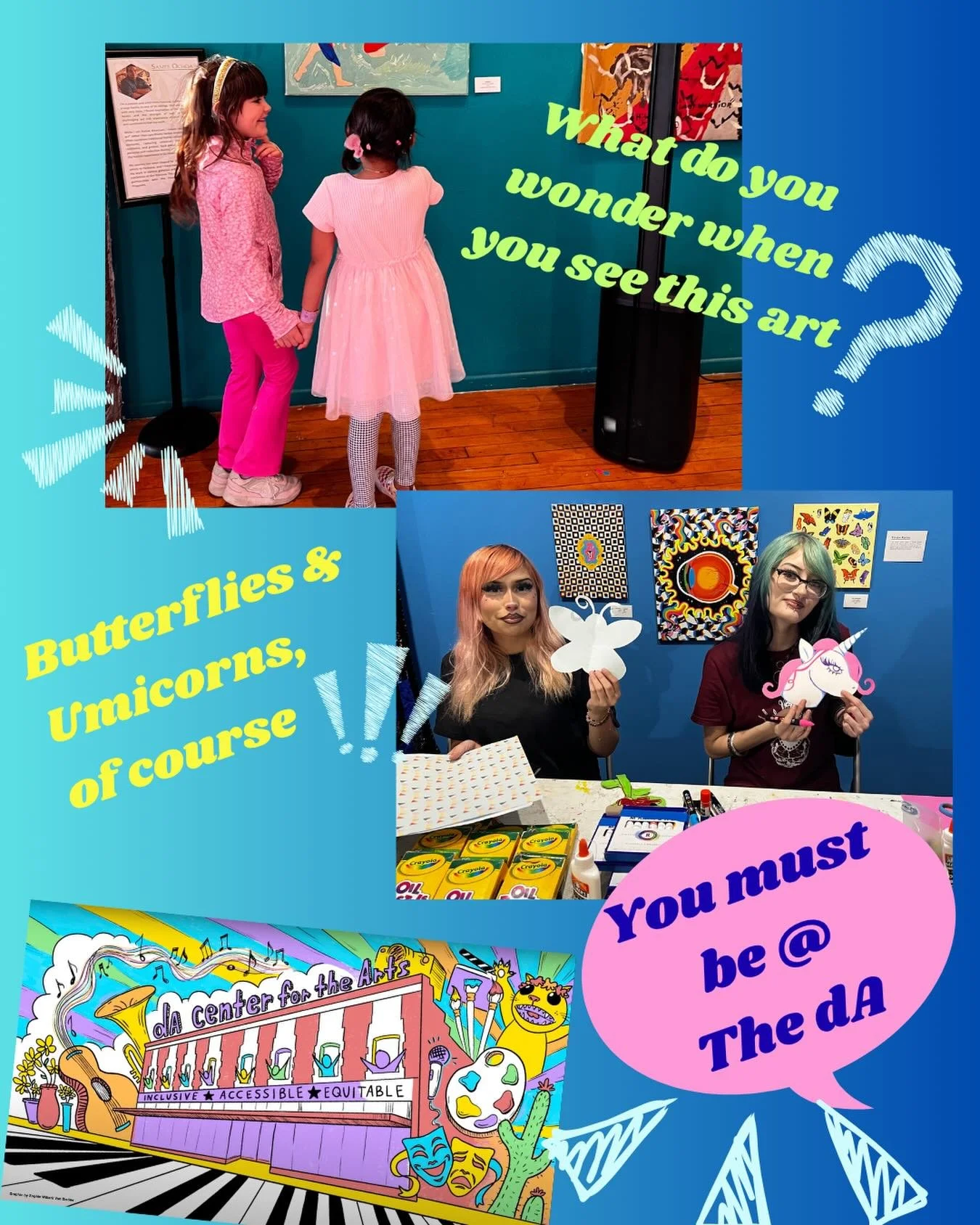 All ages and all abilities are invited to let their imagination take flight @da.center.for.the.arts ! Open 7 days a week to spark wonder, joy, and connections since 1984 in Pomona ✅✨❤️&zwj;🔥.