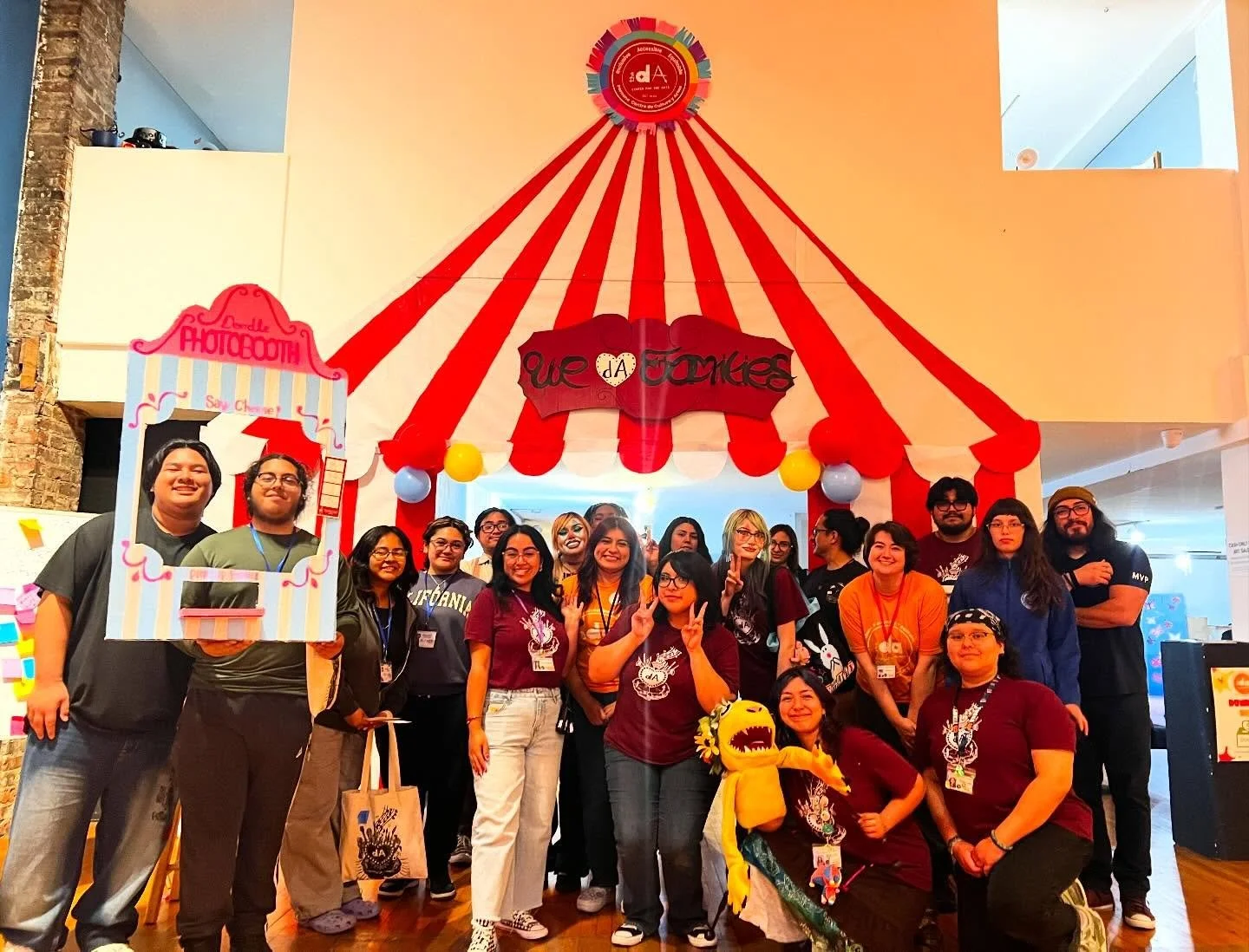 Props to the greatest team in all the land ! The dA big art tent was huge success and we love serving the growing number of amazing families who enjoy creating and connecting in our safe space !