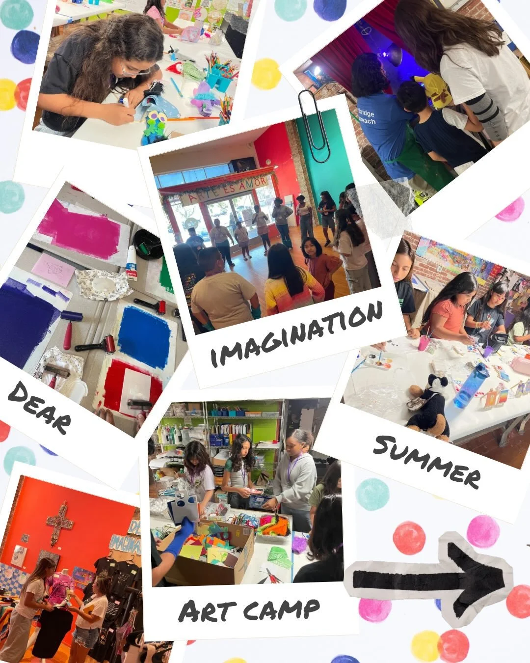 ‼️THERE&rsquo;S STILL TIME TO REGISTER ‼️Are you looking for creative summer fun for your child(ren)?
Register for our Summer Dear Imagination &lsquo;26 Art Camp at The dA Center for the Arts!
Dates: July 6th - 23rd, Mondays to Thursdays 
time: 9AM -