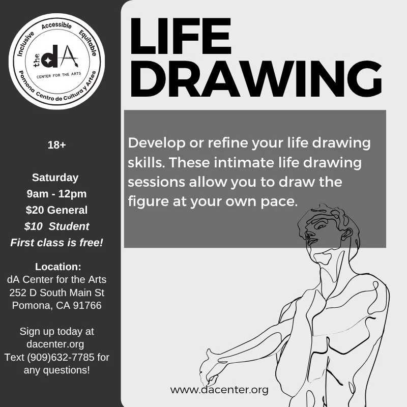 REMINDER - Life Drawing happens every Saturday from 9AM to 12 PM with every class visit featuring a nude model. 

Develop or refine your life drawing skills. These intimate life drawing sessions allow you to draw the figure at your own pace. 

#lifed