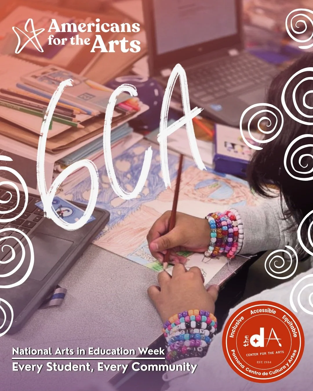 It&rsquo;s National Arts in Education Week &mdash; tell Congress arts education can't wait.
&mdash;

The dA Center&rsquo;s 6th Grade Civic Art program introduces the realm of public/civic art to students, including its logistics, importance, and inte