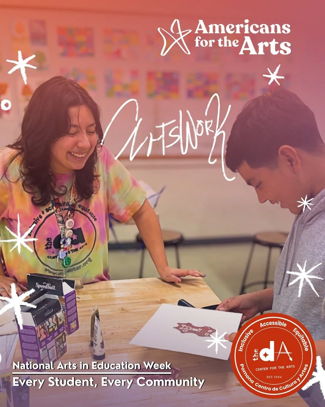 It&rsquo;s National Arts in Education Week &mdash; tell Congress arts education can't wait. 

The dA ArtsWork program seeks to enhance and expand the visual artistic skills of students while providing a general understanding of an arts career path. I