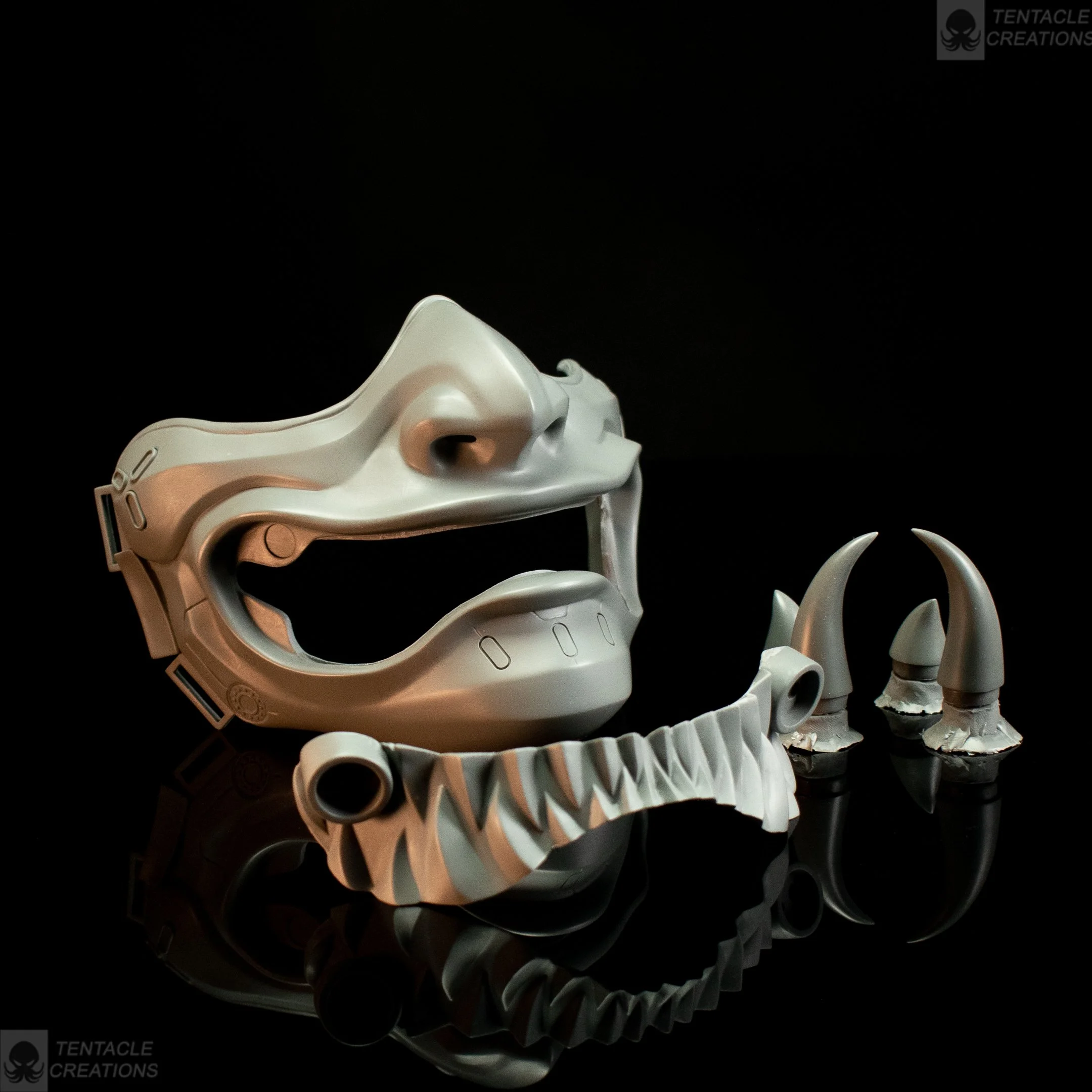 Samurai mask 2.0v - raw DIY kit