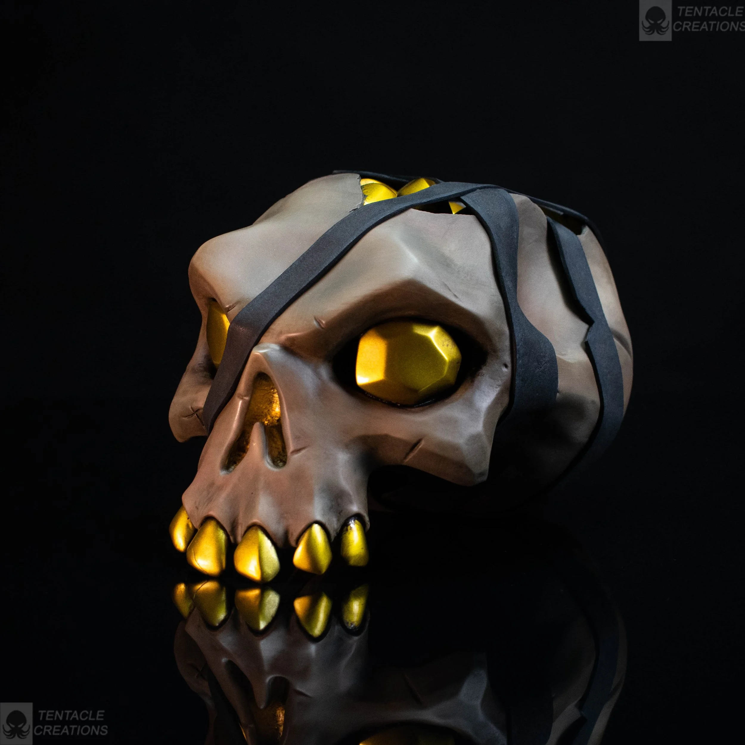 Captain Skeleton skull Inspired by Sea of Thieves