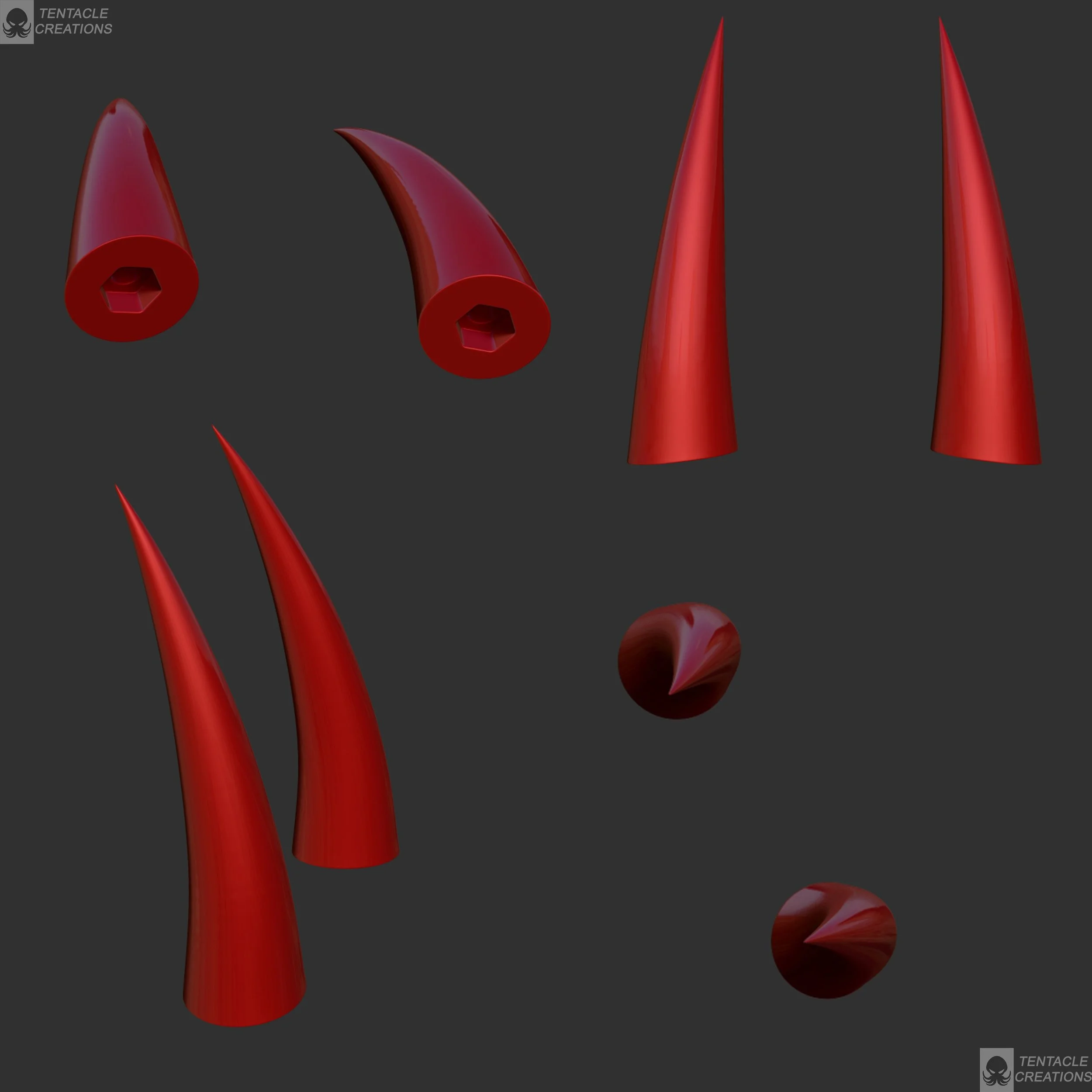 STL FILES Power's Horns from Chainsaw Man 3d stl file