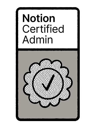 Certified Admin — Notion