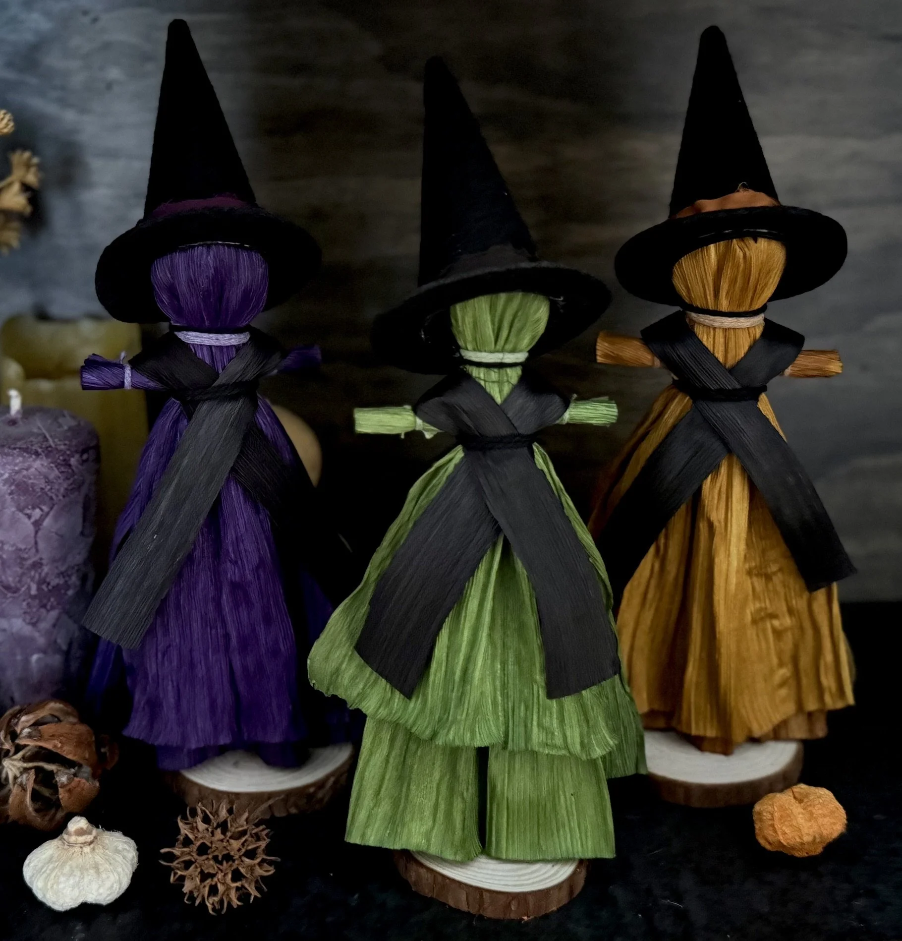 Samhain Witch Poppet with/out Pentacle