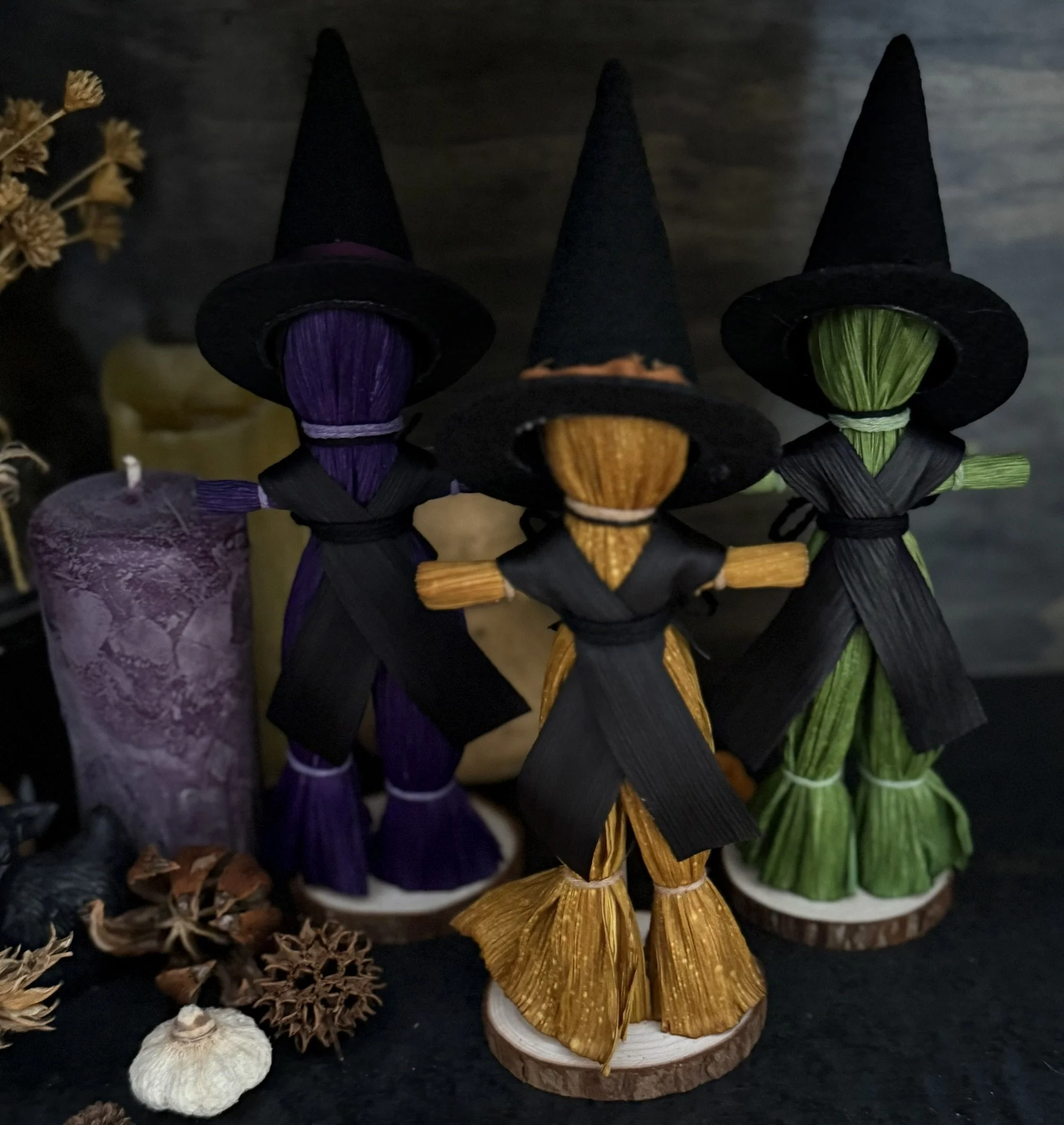 Samhain Witch Poppet with/out Pentacle