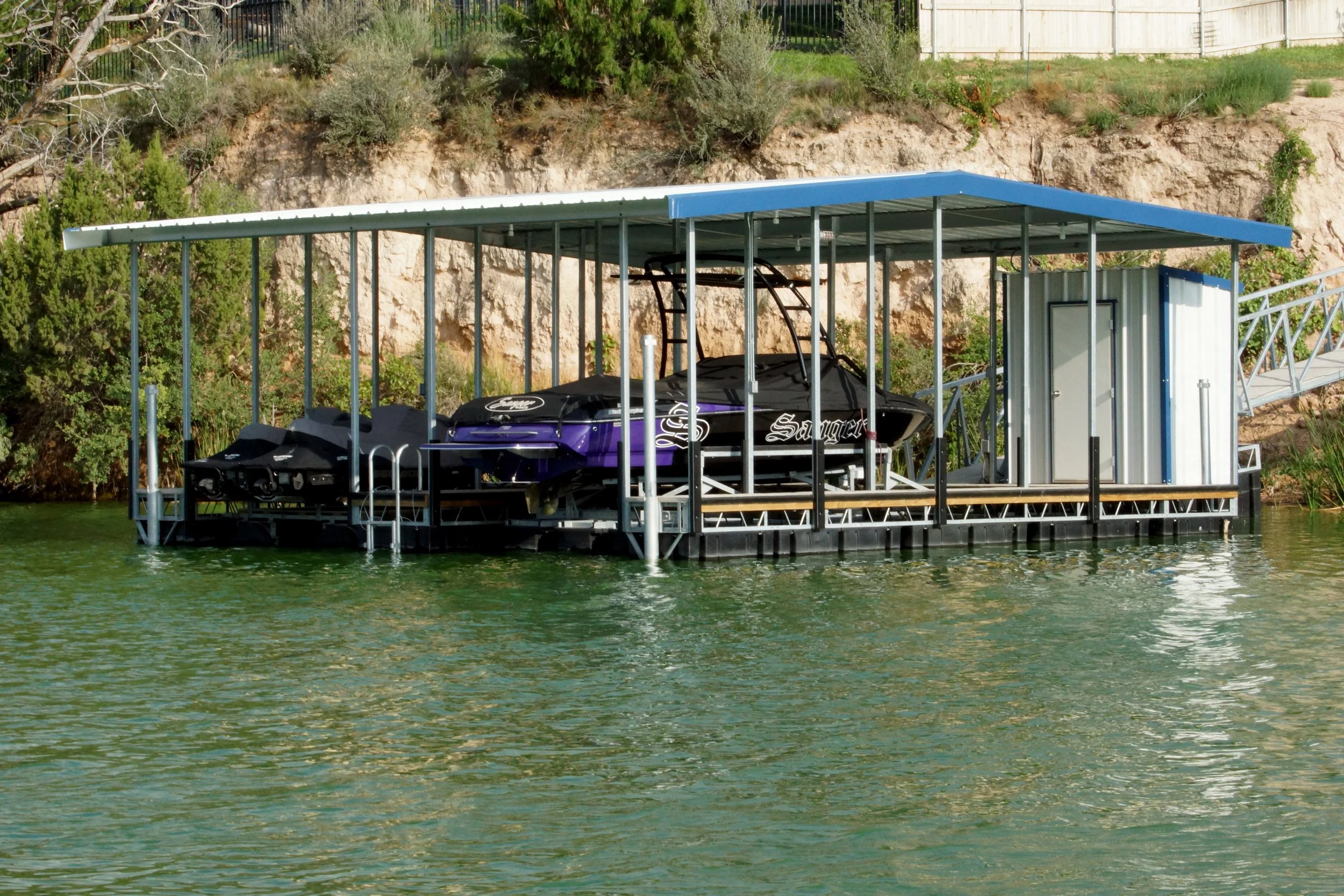 KitDock with blue roof and storage shed.jpg