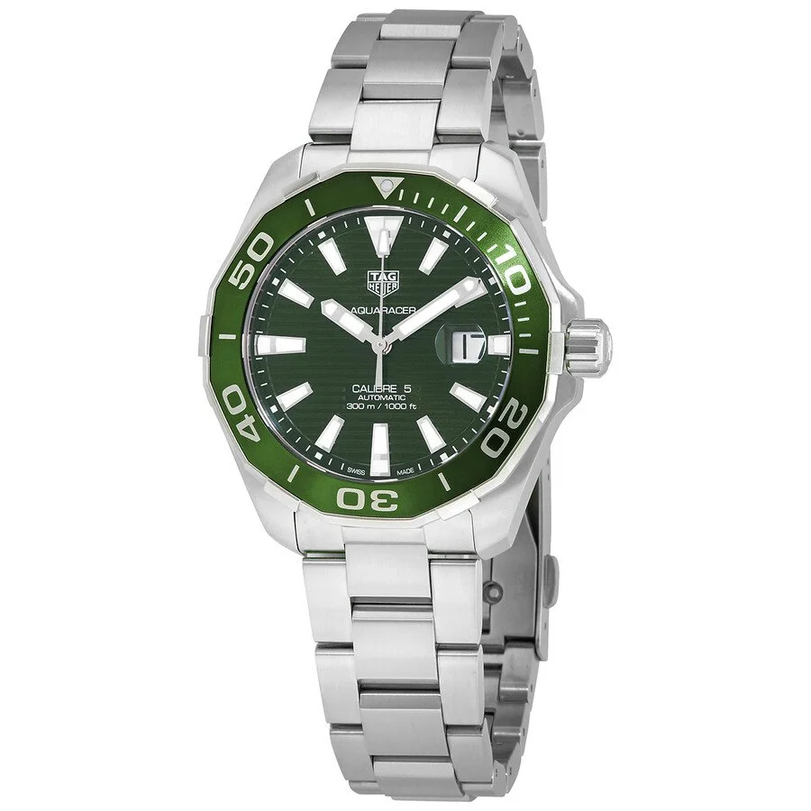 TAG Heuer Green Goblin Aquaracer Automatic Watch - Model # WAY201S.BA0927 - The Green Goblin of Precision and Style