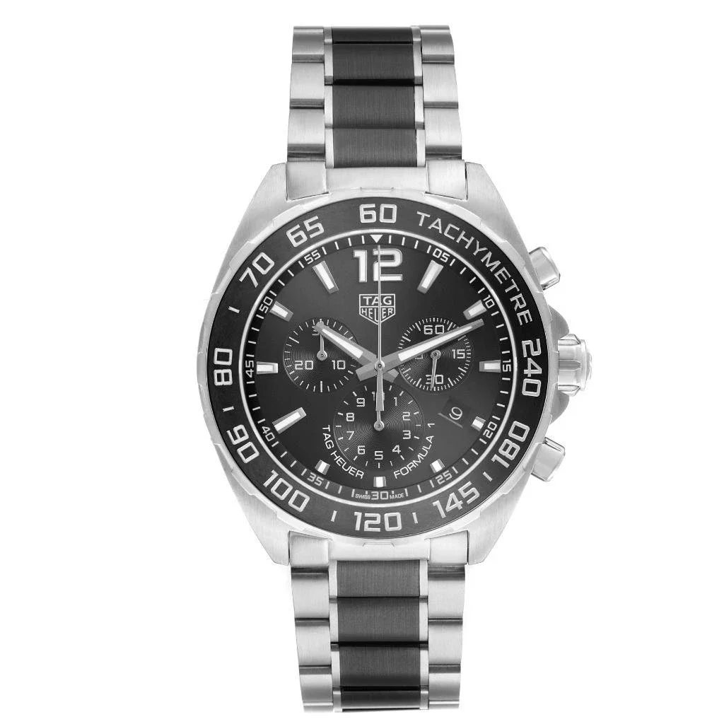 TAG Heuer Formula 1 Chronograph Silver Grey Dial - Model # CAZ1011.BA0843 - Precision driven Elegance!