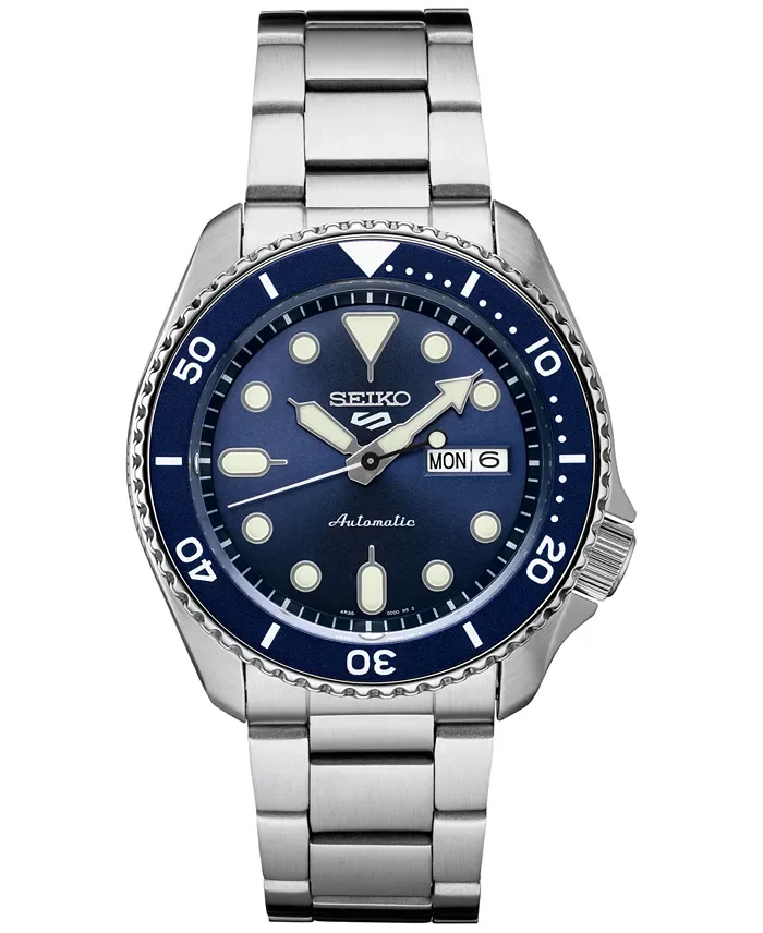 Seiko SRPD51K1 SE5 Sports Watch – Automatic, Blue Dial, Stainless Steel