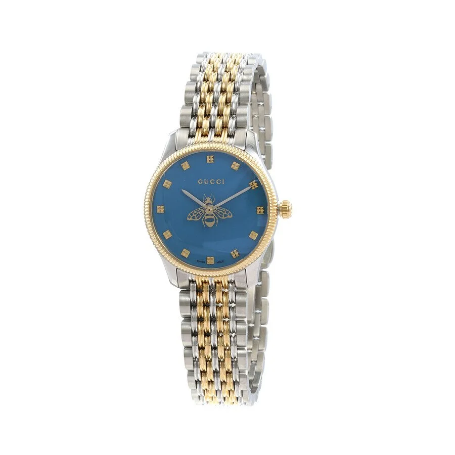 Gucci G-Timeless Quartz Blue Dial Ladies Watch - Model # YA1265029 - Timeless Elegance and Modern Design
