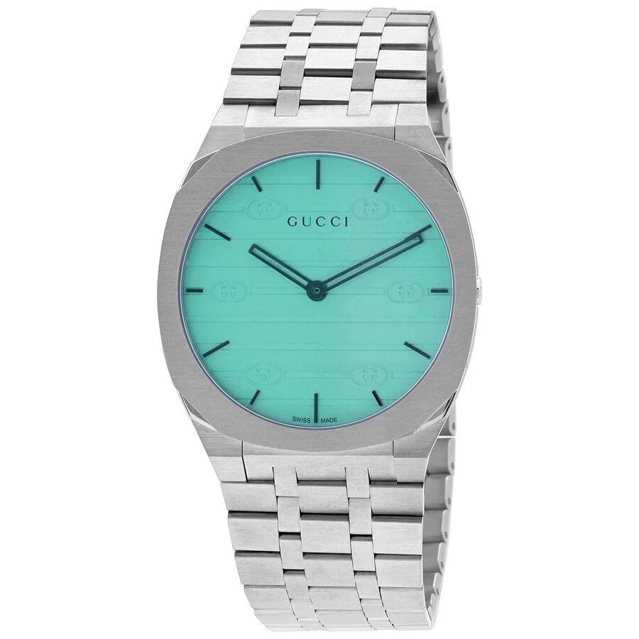 Gucci25H Series Ocean Blue 38mm Unisex Watch - Model # YA163409