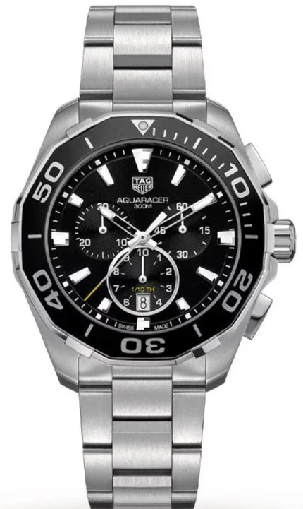 Tag Heuer Aquaracer Black Dial Watch for Men - Model # CAY111A.BA0927 -