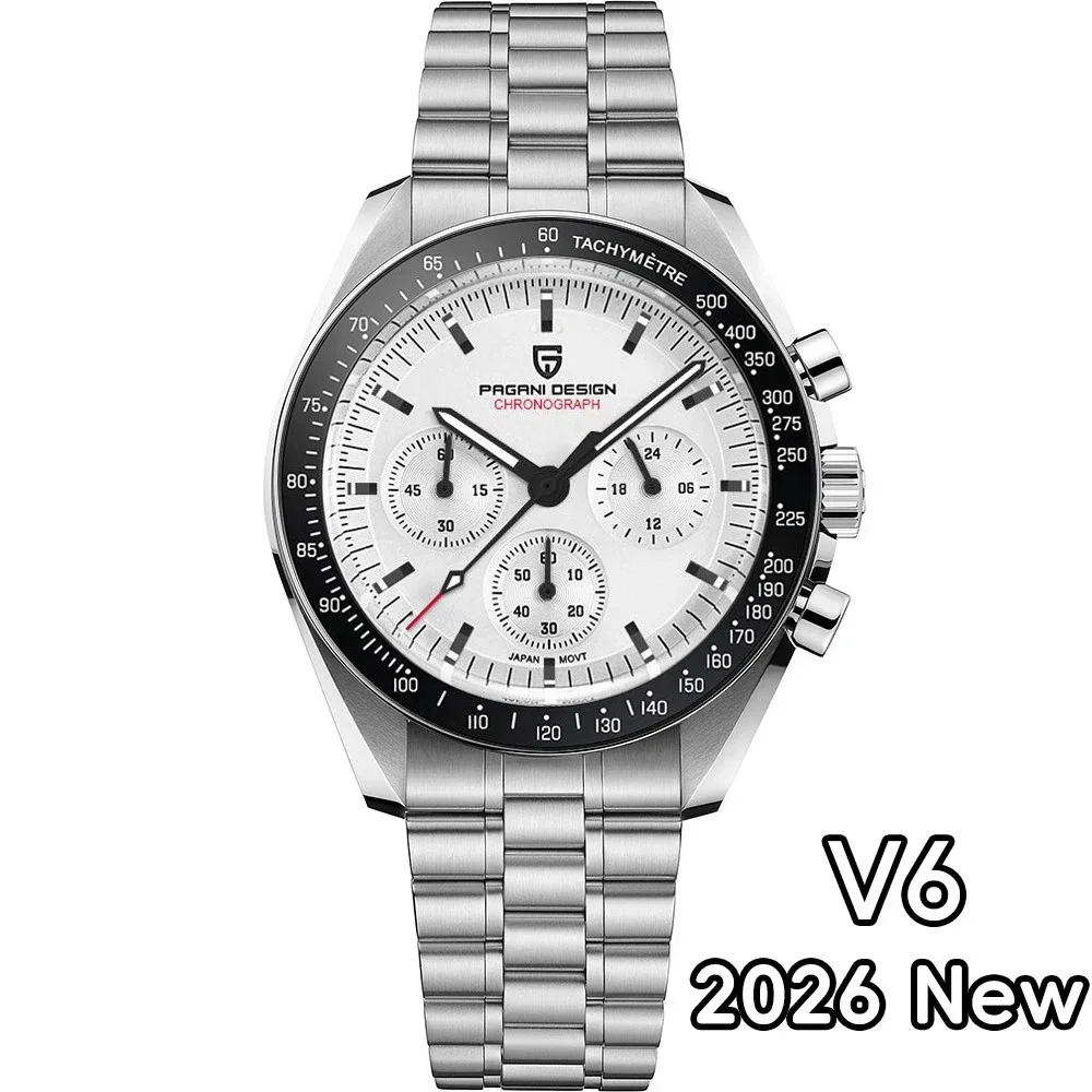 Pagani Design PD-1701 White Dial and Black Bezel: A Timeless Classic - Model # PD-1701