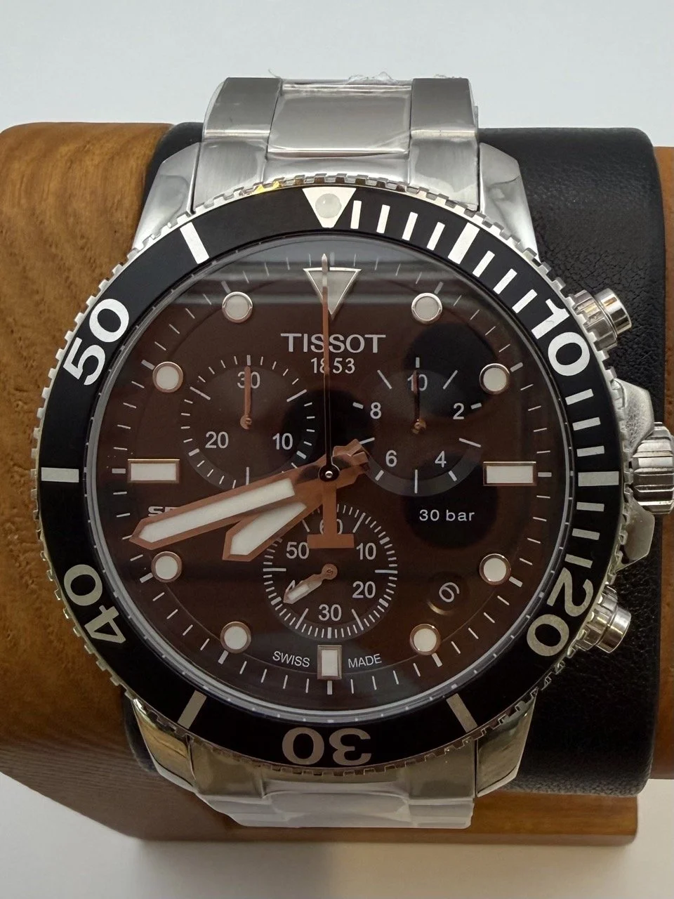 Tissot T120 Seastar 1000 Black Dial Chronograph - Model # T120.417.11.051.01 - Precision and Performance for the Modern Adventurer