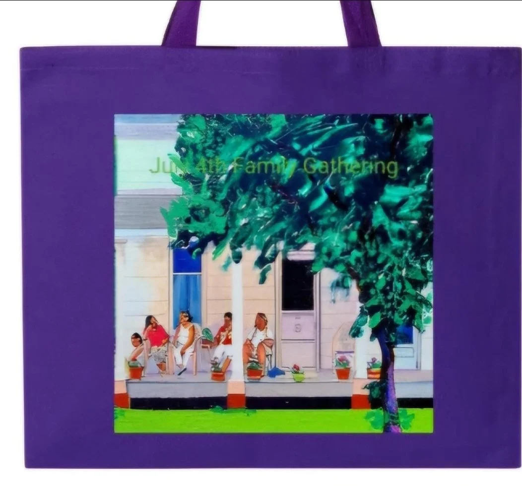 July 4th Family Gathering Tote Bag
