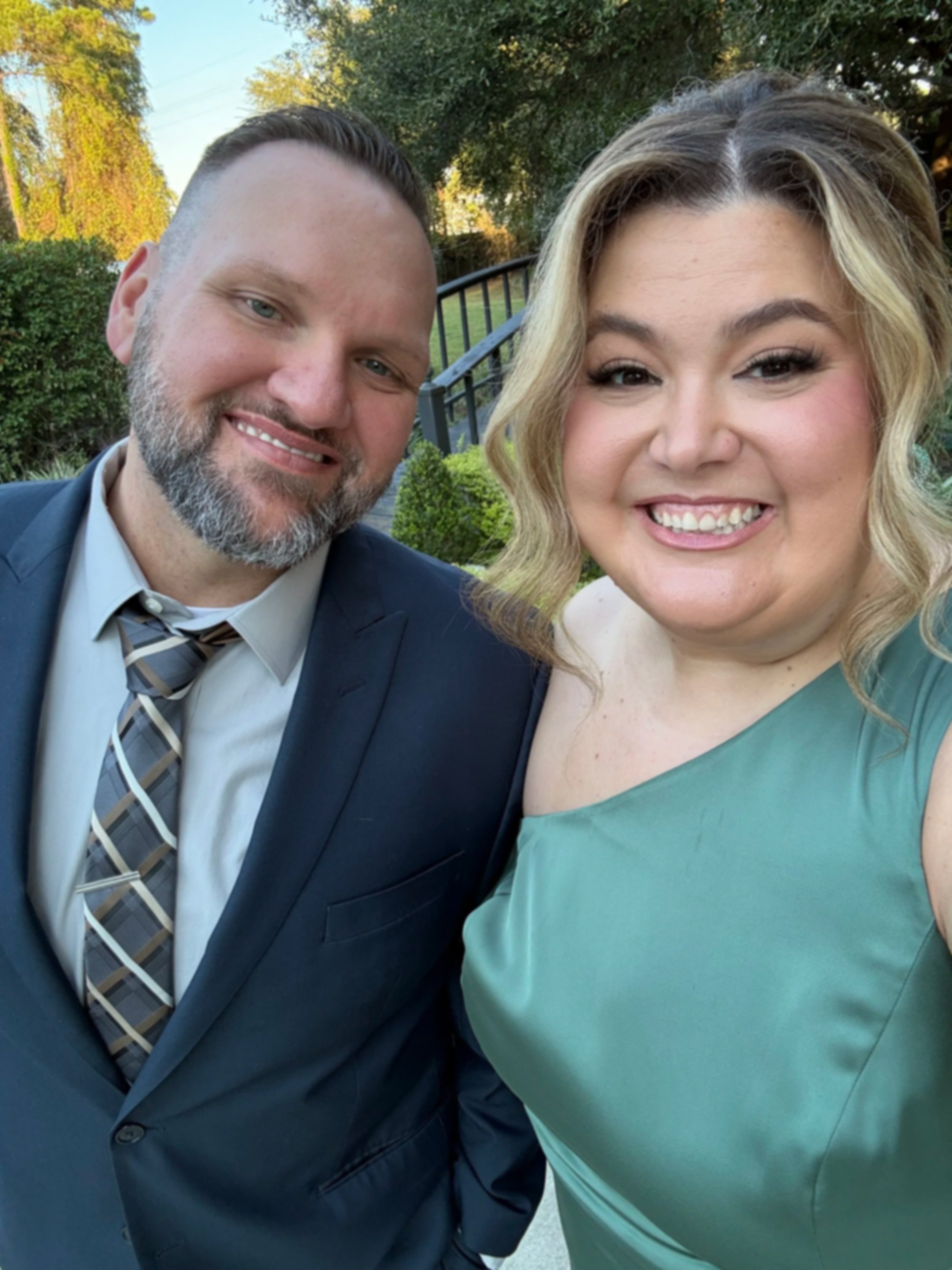 My wife, partner, and biggest supporter!
Michael Meihls and his wife attending a wedding in Katy, Texas