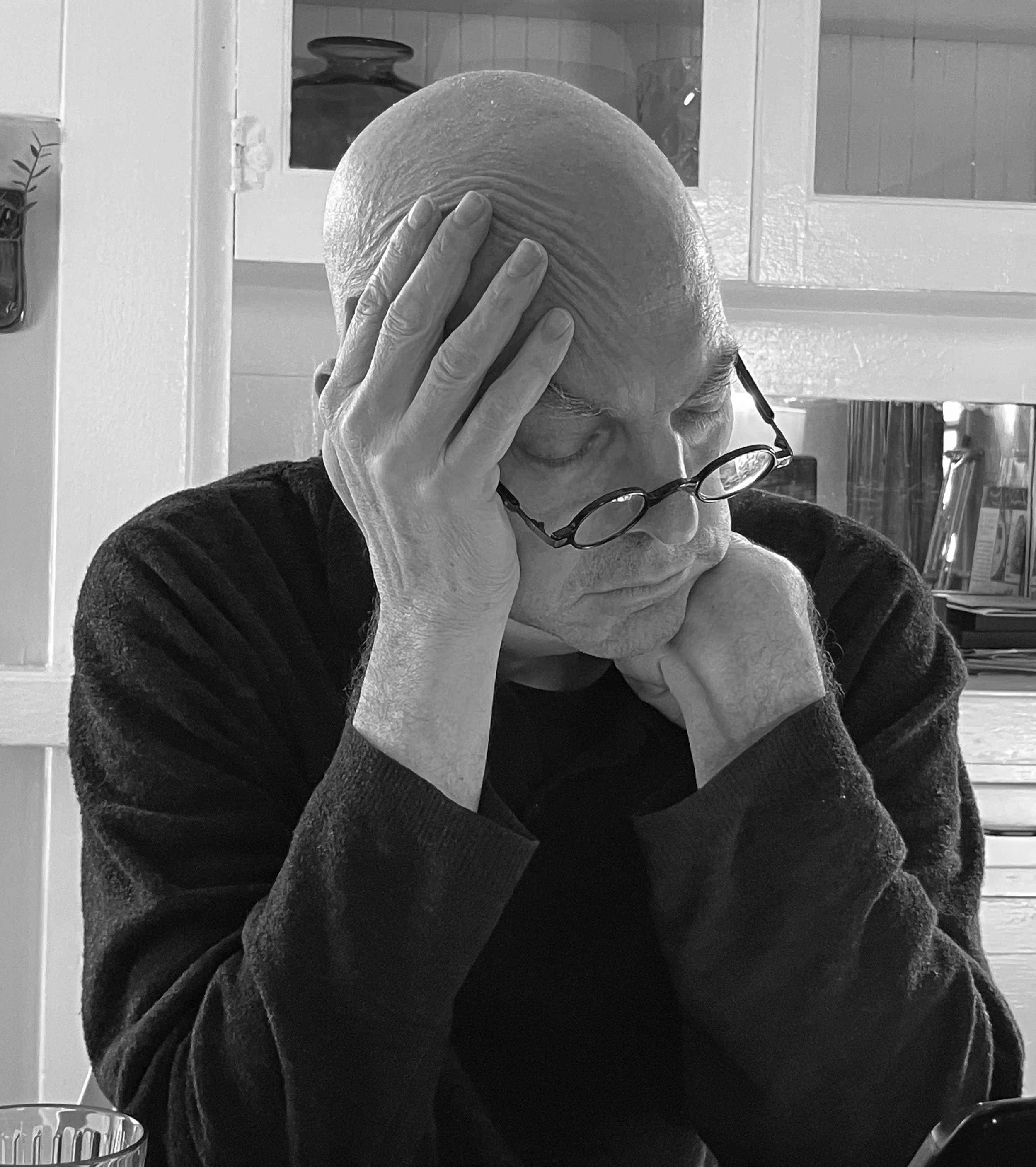 Just a month after stem cell transplant.