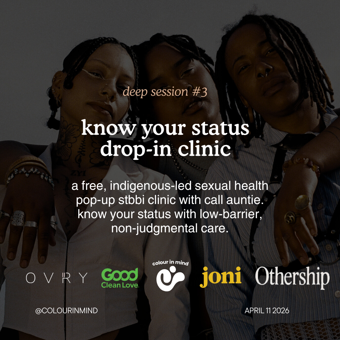deep session 03 - know your status drop-in clinic with call auntie | deep care