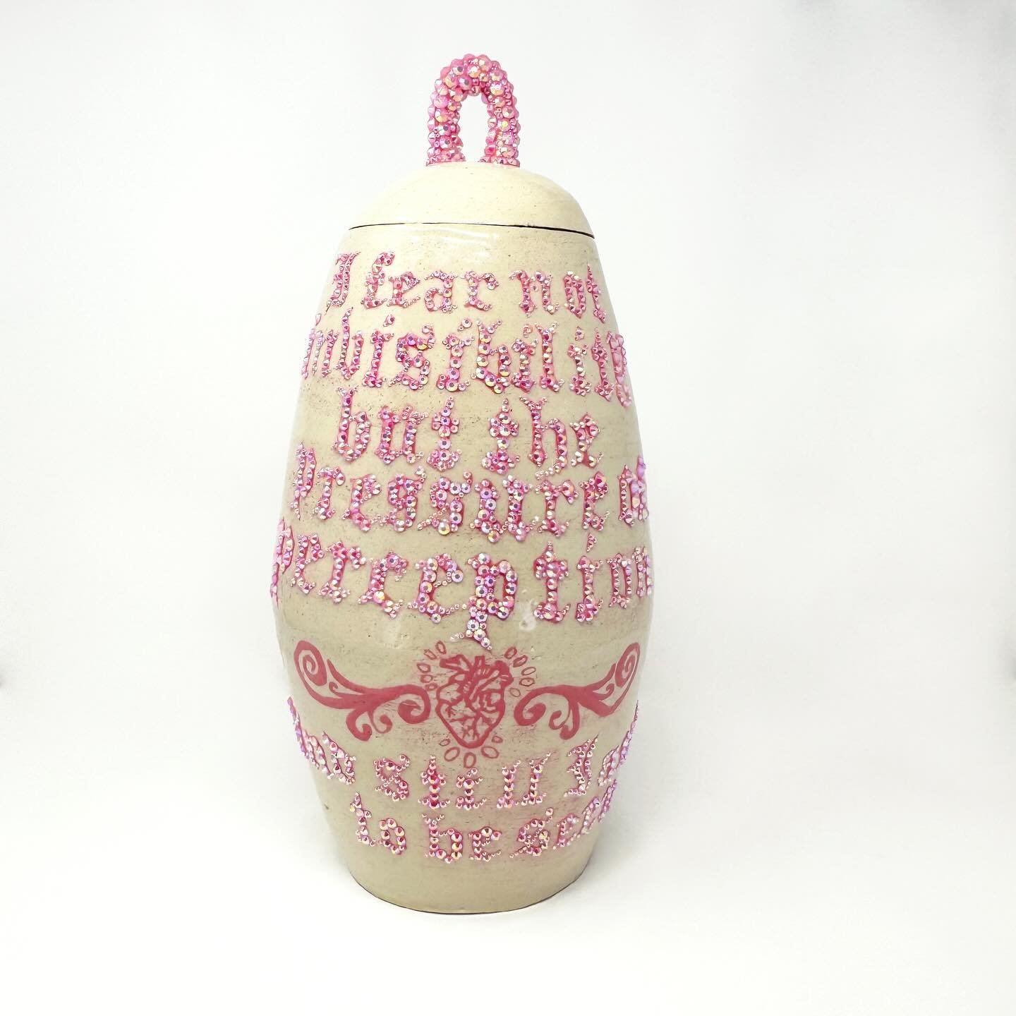 Actual pics of new 16in tall piece titled &ldquo;I fear not&hellip;&rdquo;. Yayyyyy