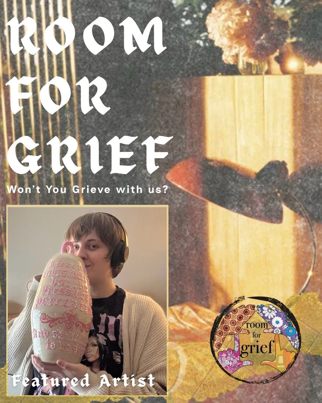 Excited to announce I will be debuting &ldquo;I fear not&hellip;&rdquo; at @roomforgriefphl !! If you are in the Philly area I encourage you to join me at the opening reception ✨JUNE 5th AT THE CHERRY STREET PIER FROM 4-10PM! ✨

There&rsquo;s also an